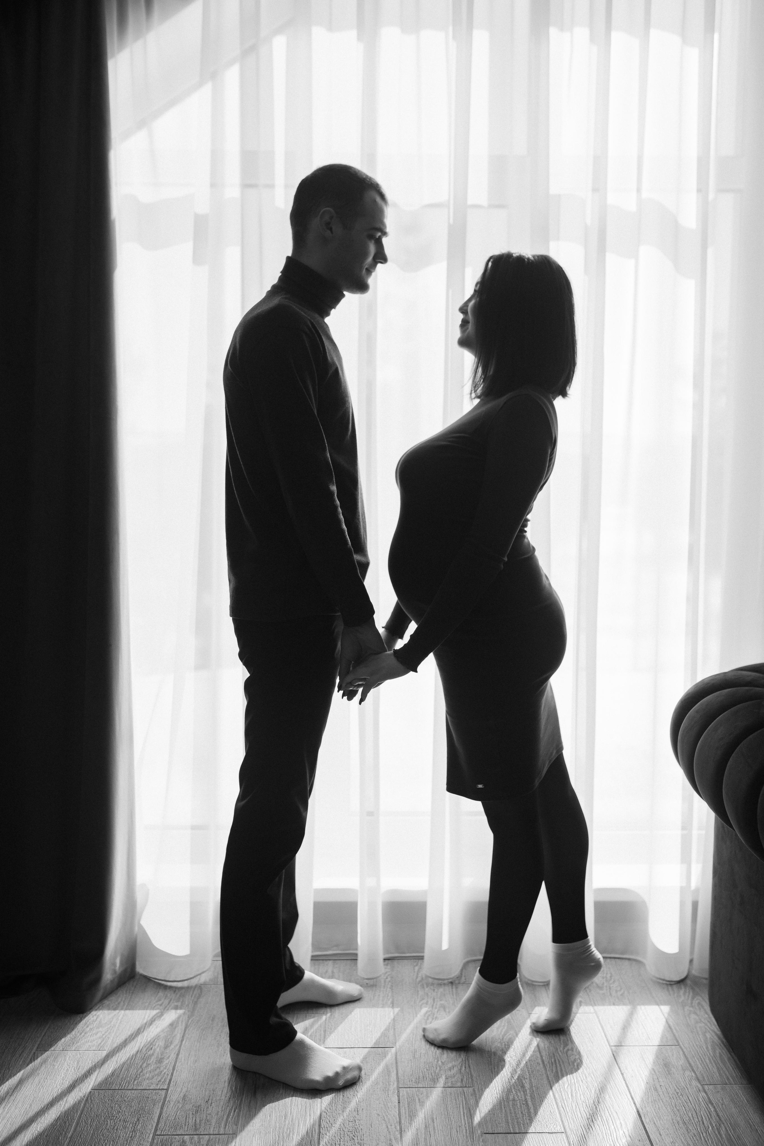 Анна и Павел | Съёмка беременности в отеле Панорама. Фотограф Карина Шмулёва. Воронеж и область