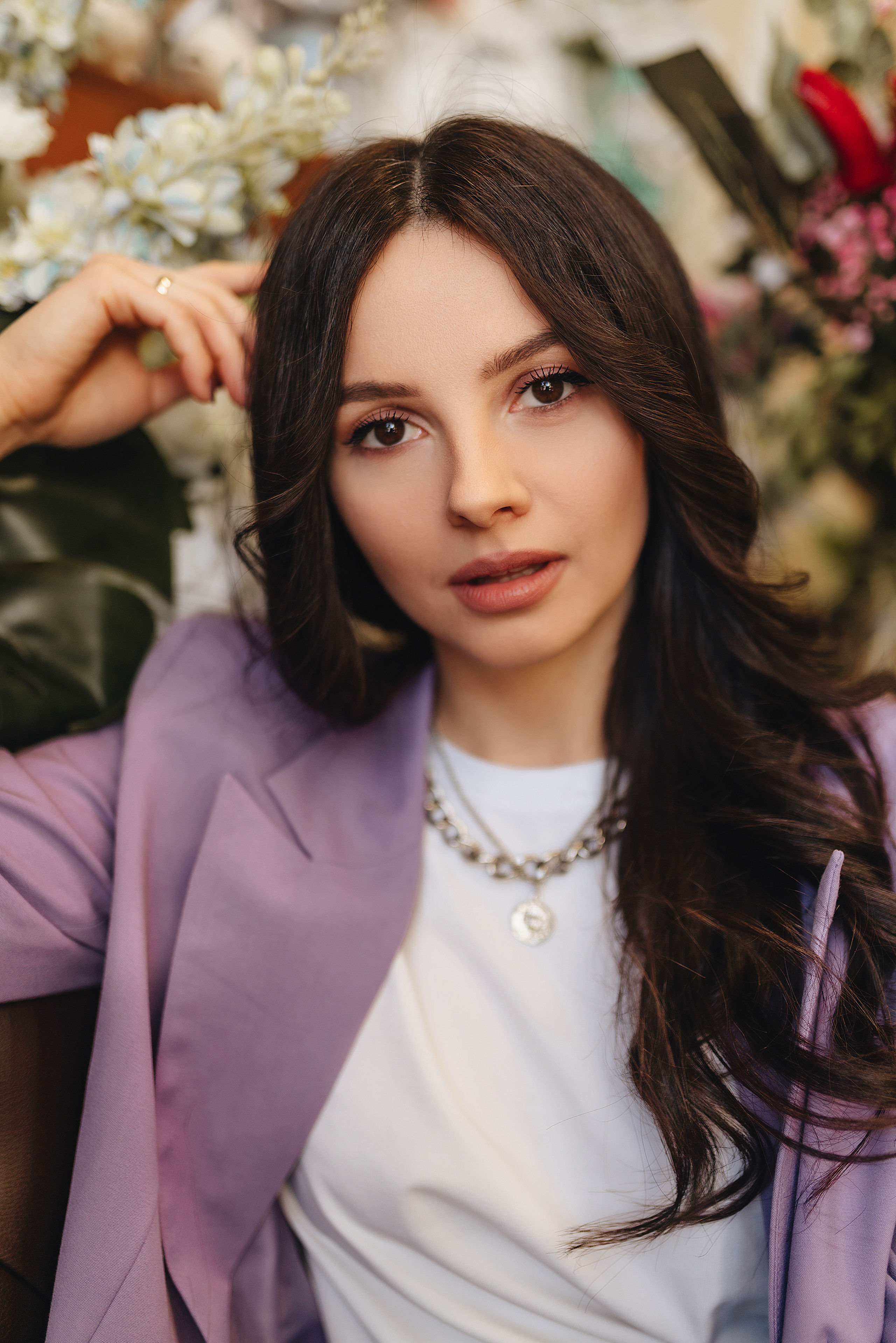 Татьяна | Съемка в цветочном магазине + прогулка. Фотограф Карина Шмулёва. Воронеж и область