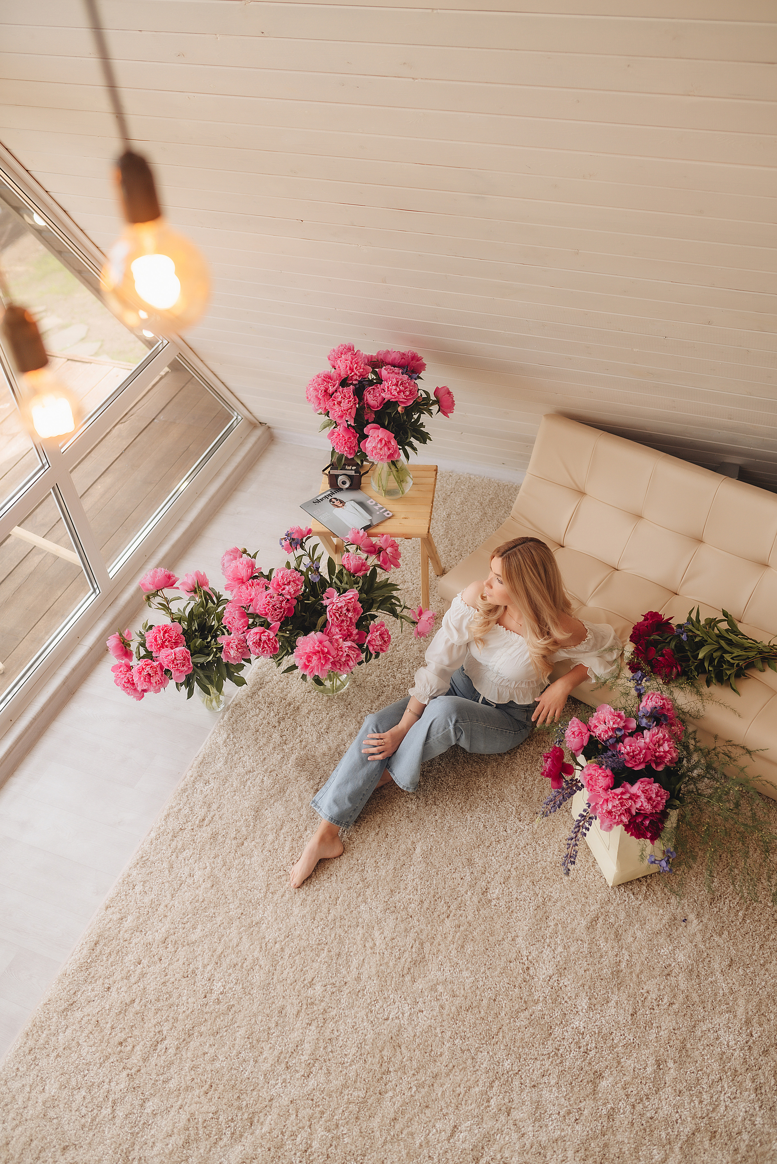 Алина | Фотодень с пионами. Фотограф Карина Шмулёва. Воронеж и область