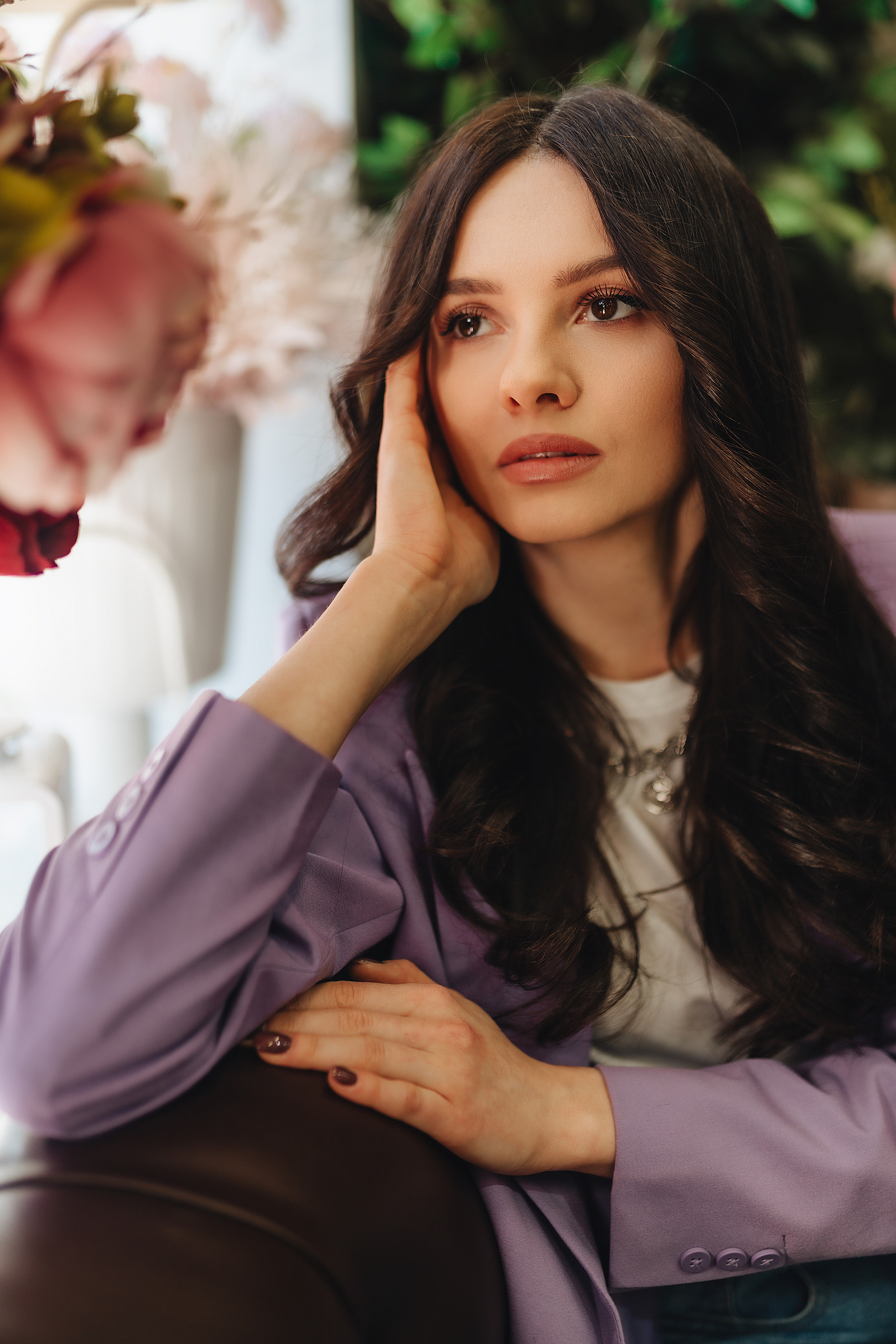 Татьяна | Съемка в цветочном магазине + прогулка. Фотограф Карина Шмулёва. Воронеж и область