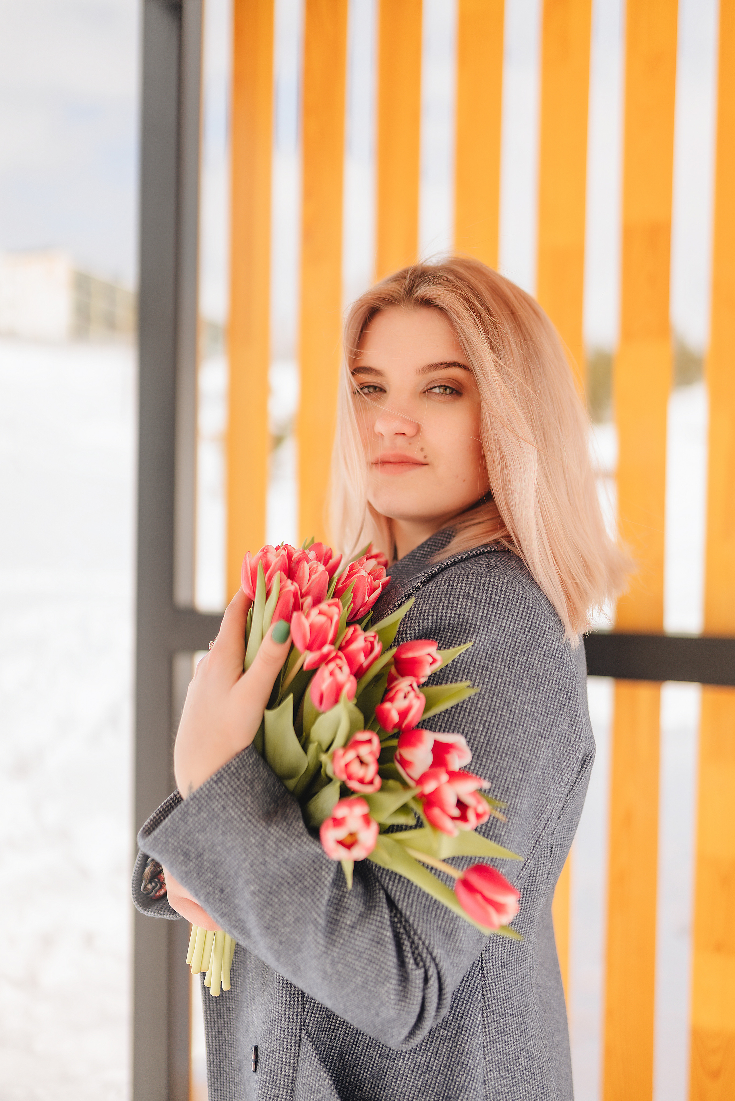 Наталья | Прогулка с тюльпанами. Фотограф Карина Шмулёва. Воронеж и область