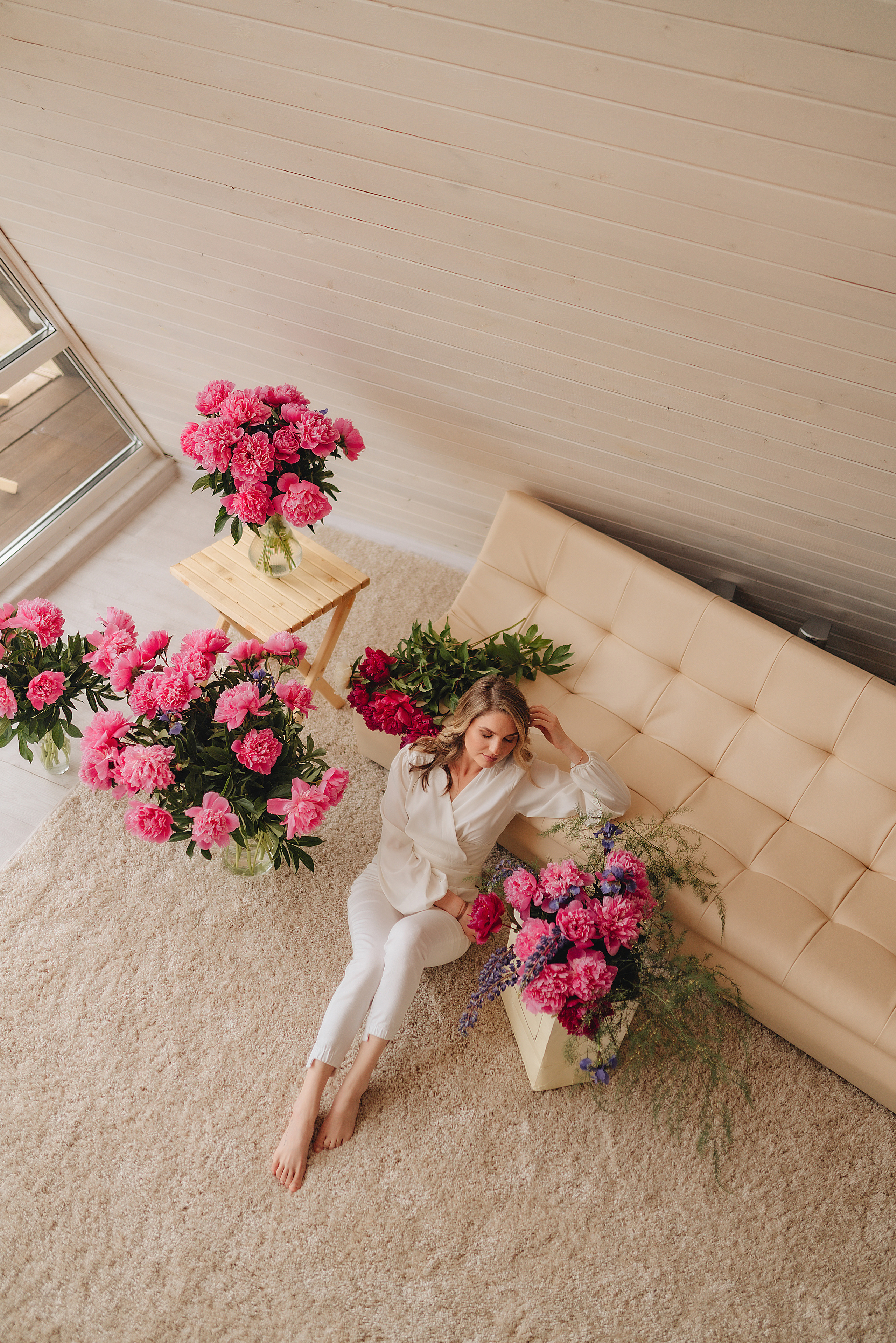 Кристина |Фотопроект с пионами. Фотограф Карина Шмулёва. Воронеж и область