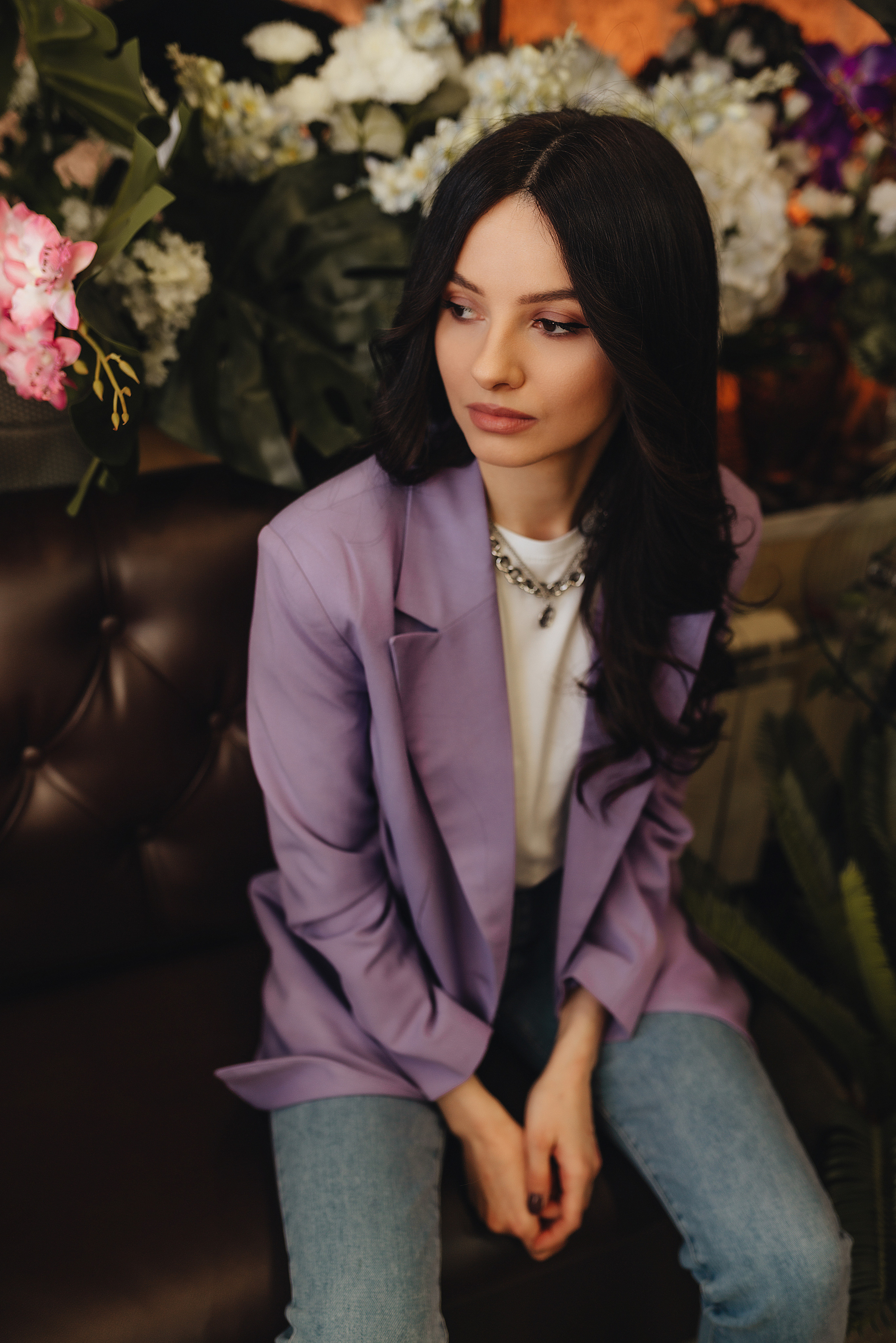 Татьяна | Съемка в цветочном магазине + прогулка. Фотограф Карина Шмулёва. Воронеж и область