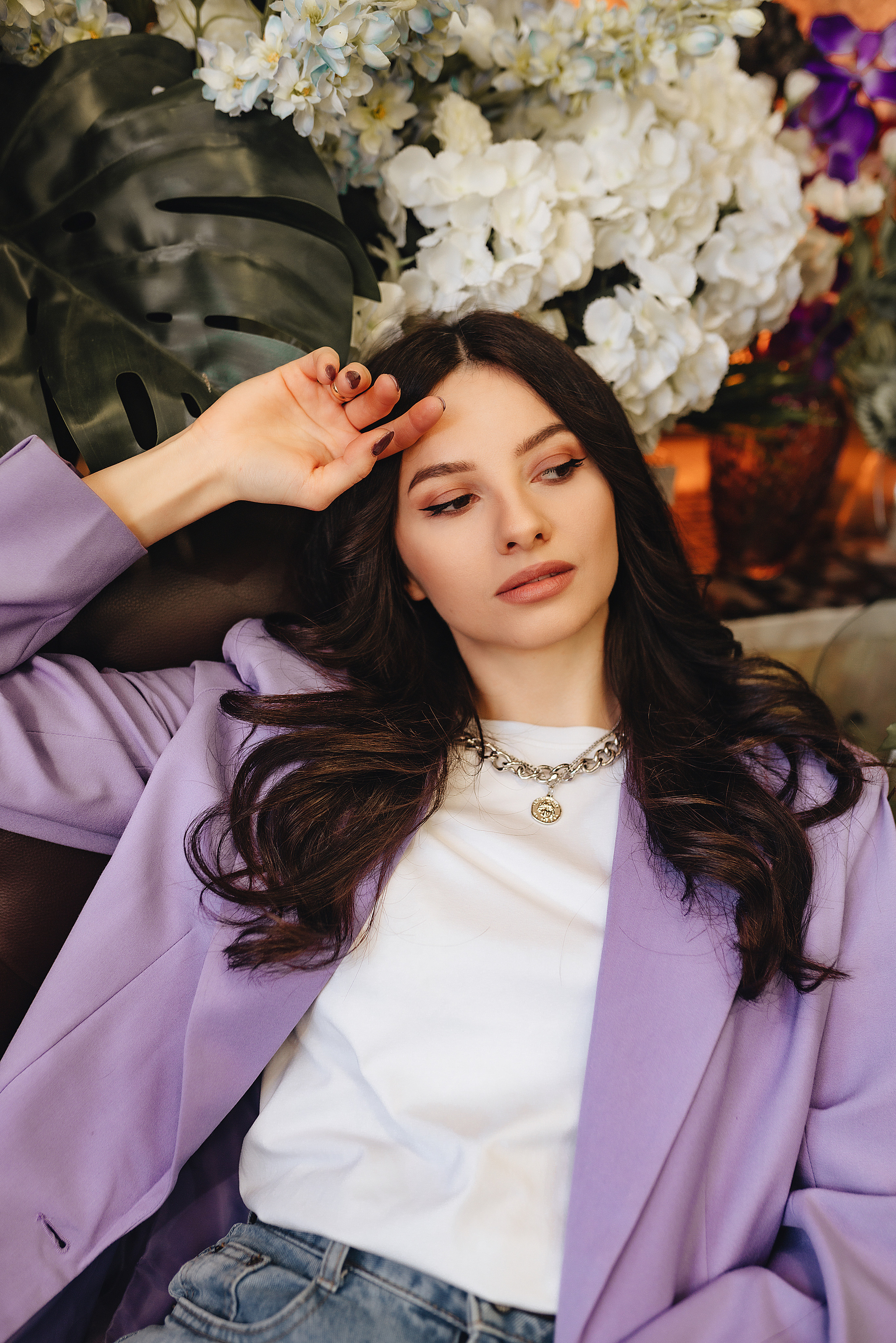 Татьяна | Съемка в цветочном магазине + прогулка. Фотограф Карина Шмулёва. Воронеж и область