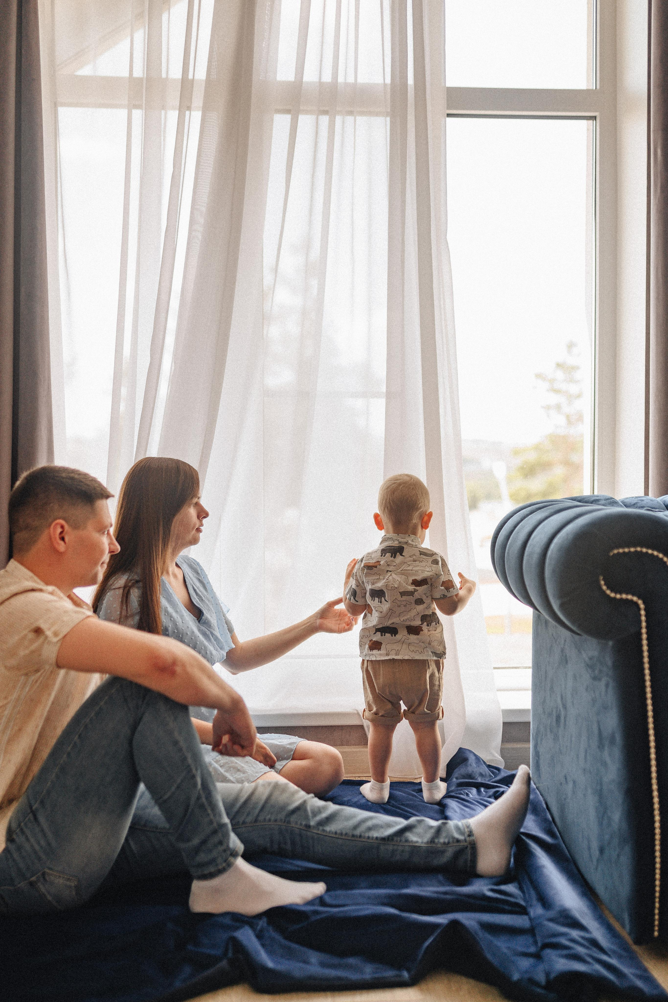 Семья Кобзевых | Отель Панорама. Фотограф Карина Шмулёва. Воронеж и область