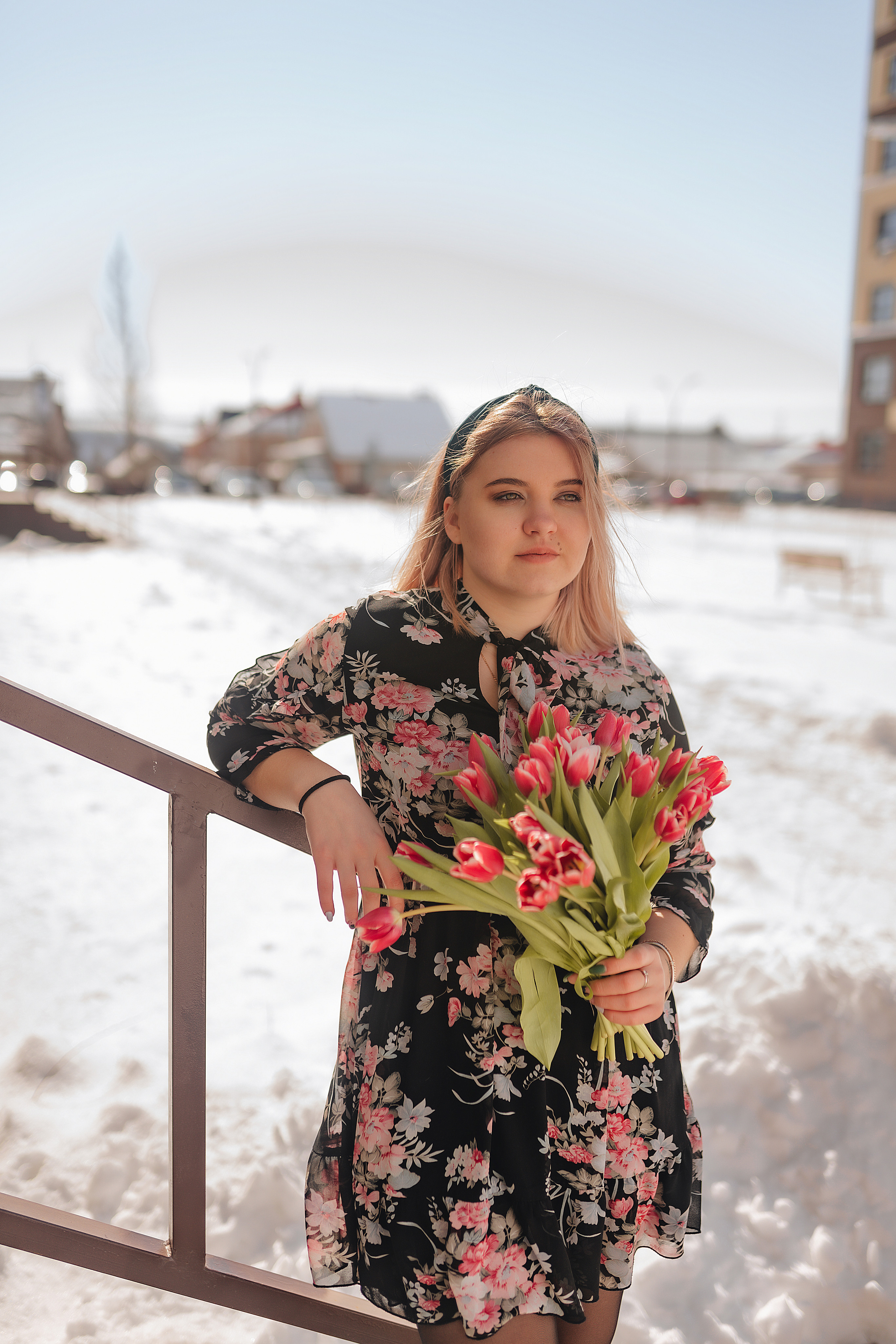 Наталья | Прогулка с тюльпанами. Фотограф Карина Шмулёва. Воронеж и область