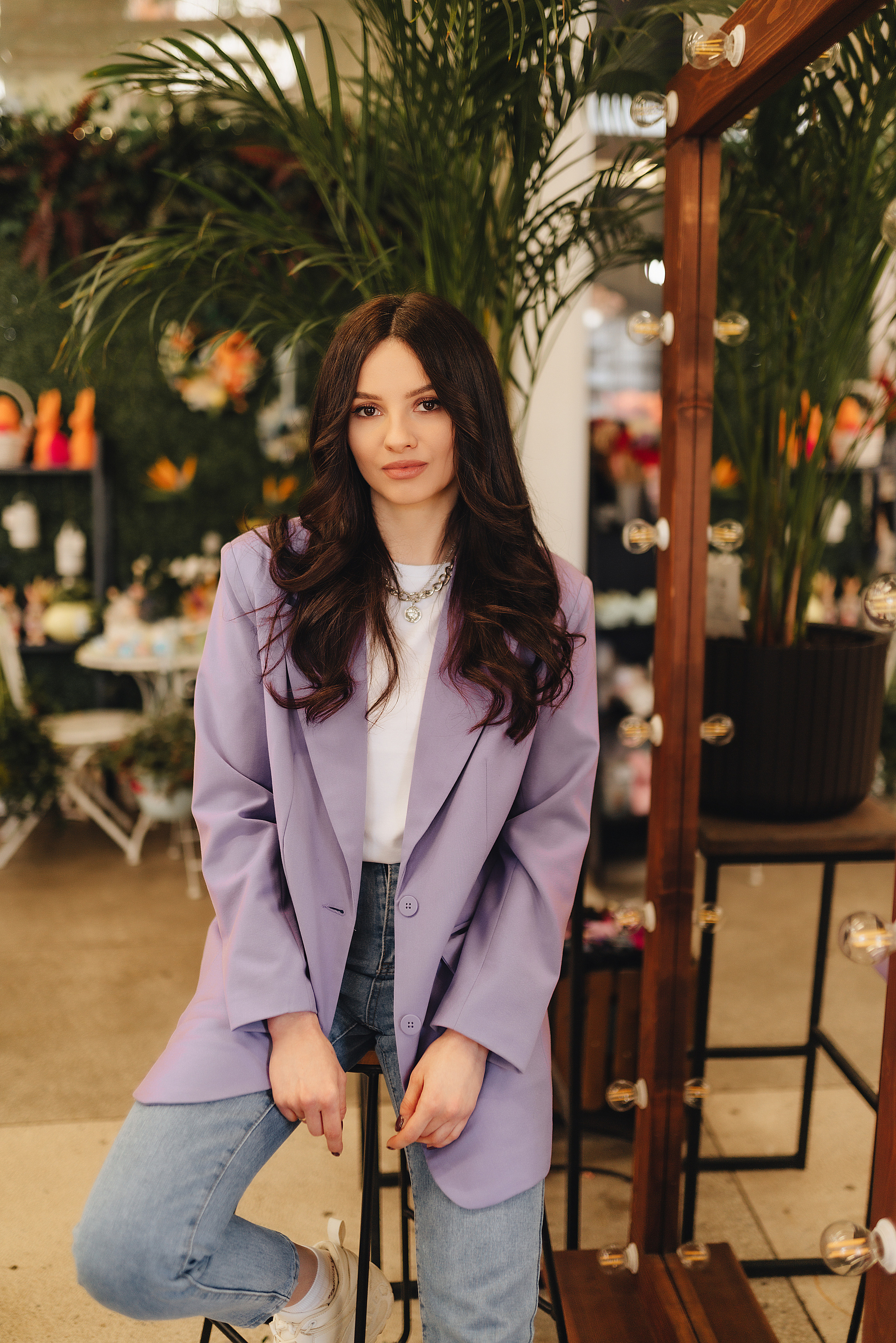 Татьяна | Съемка в цветочном магазине + прогулка. Фотограф Карина Шмулёва. Воронеж и область