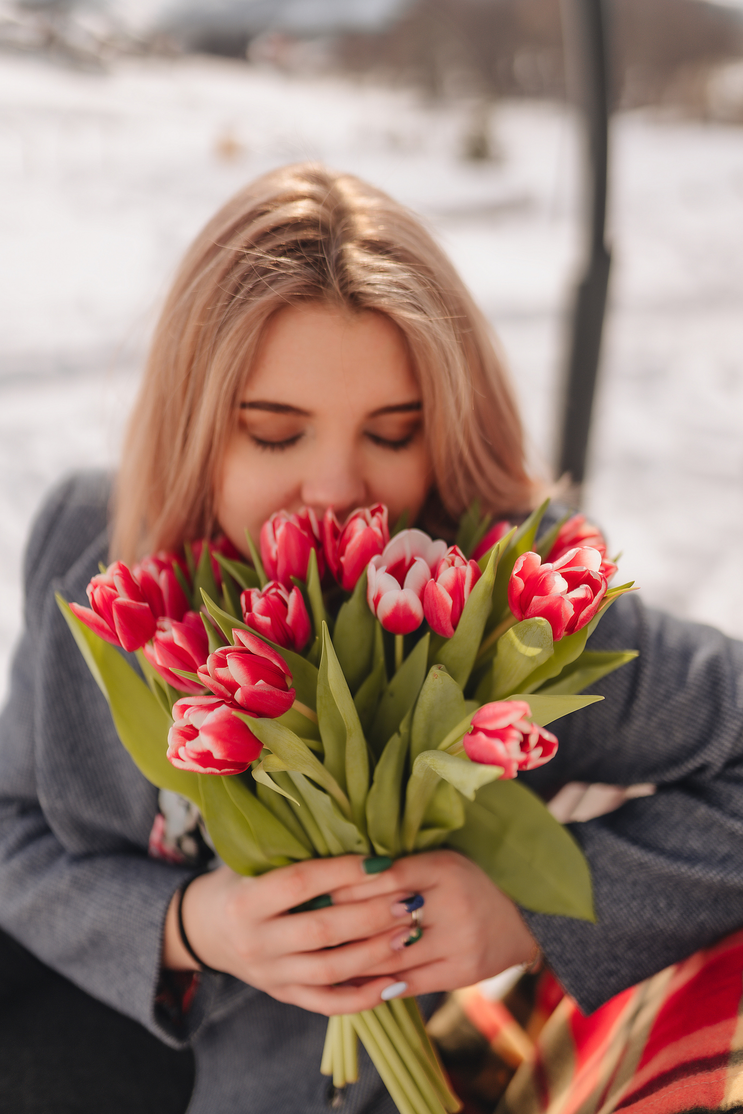 Наталья | Прогулка с тюльпанами. Фотограф Карина Шмулёва. Воронеж и область