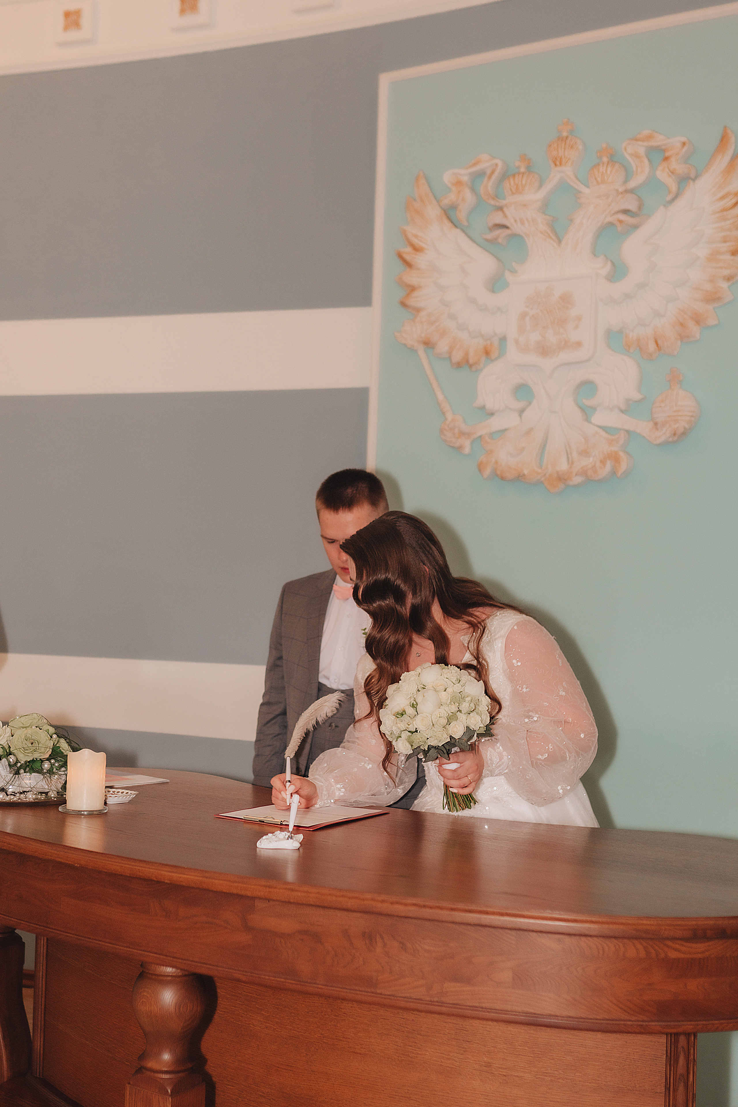 Часовая съёмка в ЗАГСе. Фотограф Карина Шмулёва. Воронеж и область