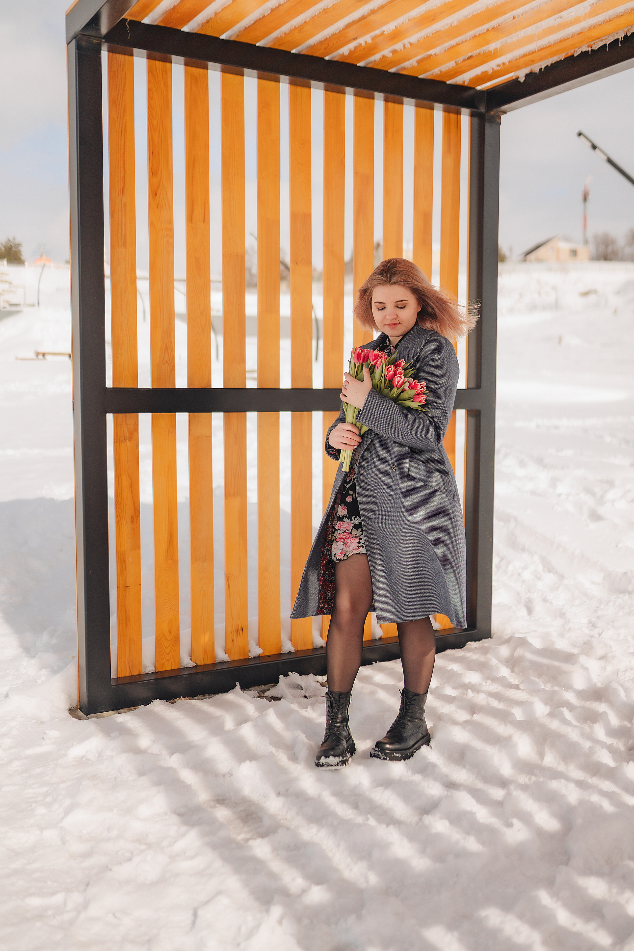Наталья | Прогулка с тюльпанами. Фотограф Карина Шмулёва. Воронеж и область
