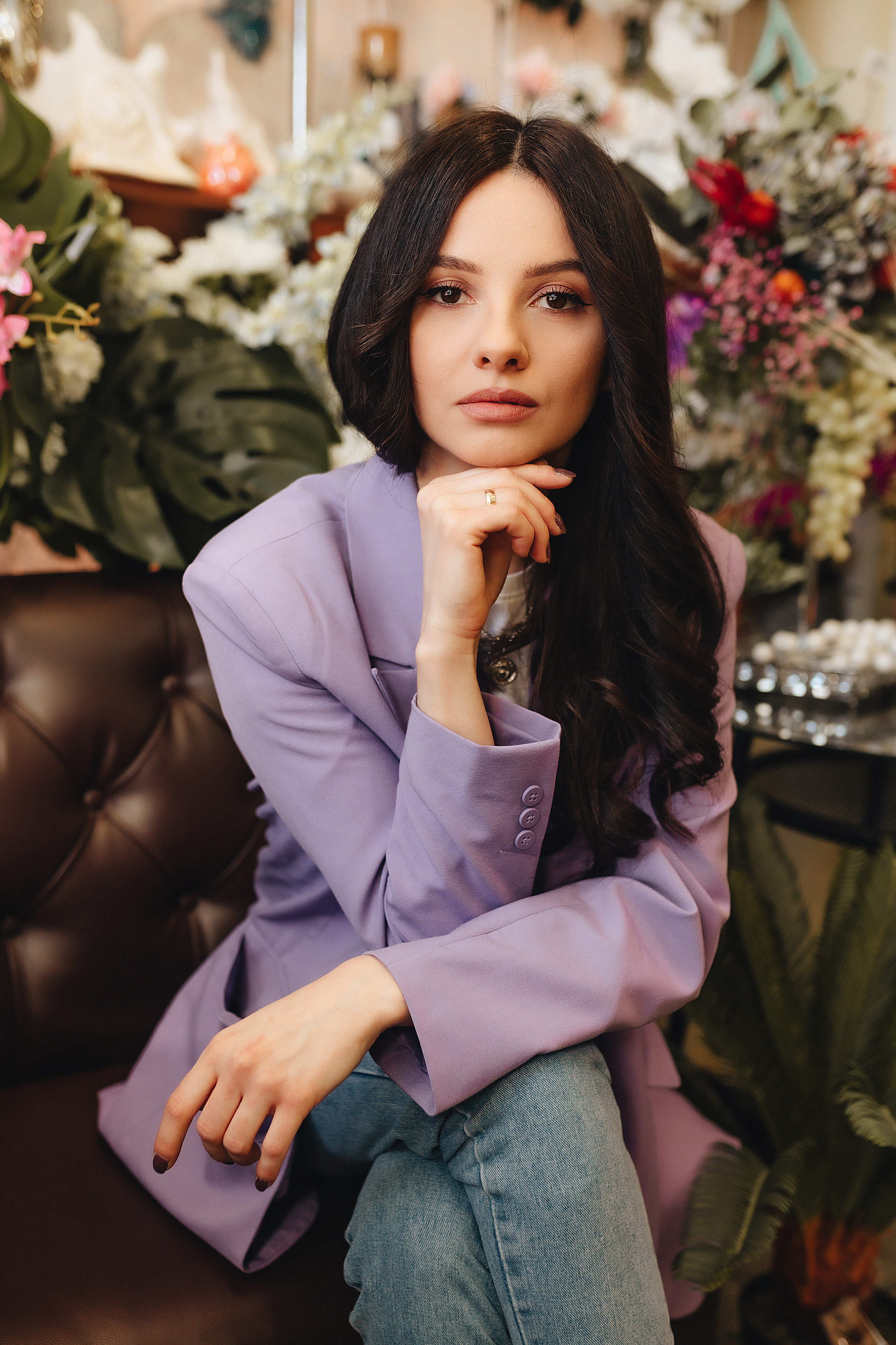 Татьяна | Съемка в цветочном магазине + прогулка. Фотограф Карина Шмулёва. Воронеж и область