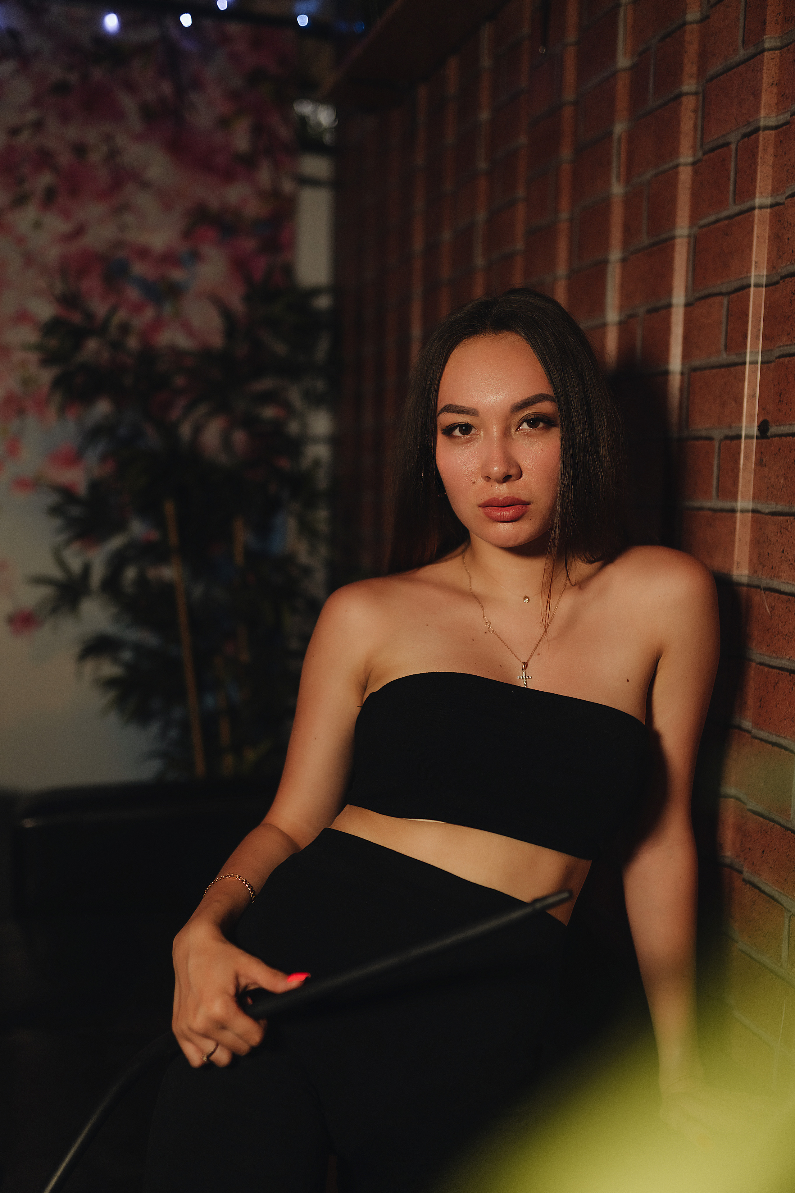 Ольга | Фотосессия с кальяном в летнем кафе. Фотограф Карина Шмулёва. Воронеж и область