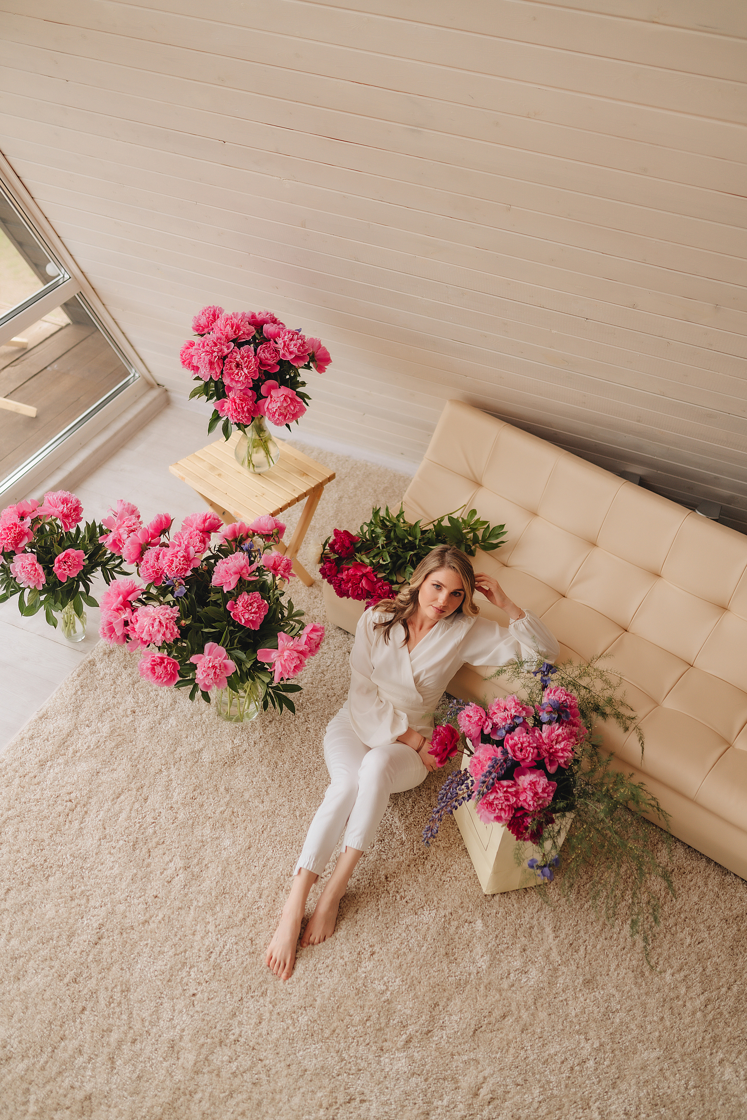 Кристина |Фотопроект с пионами. Фотограф Карина Шмулёва. Воронеж и область