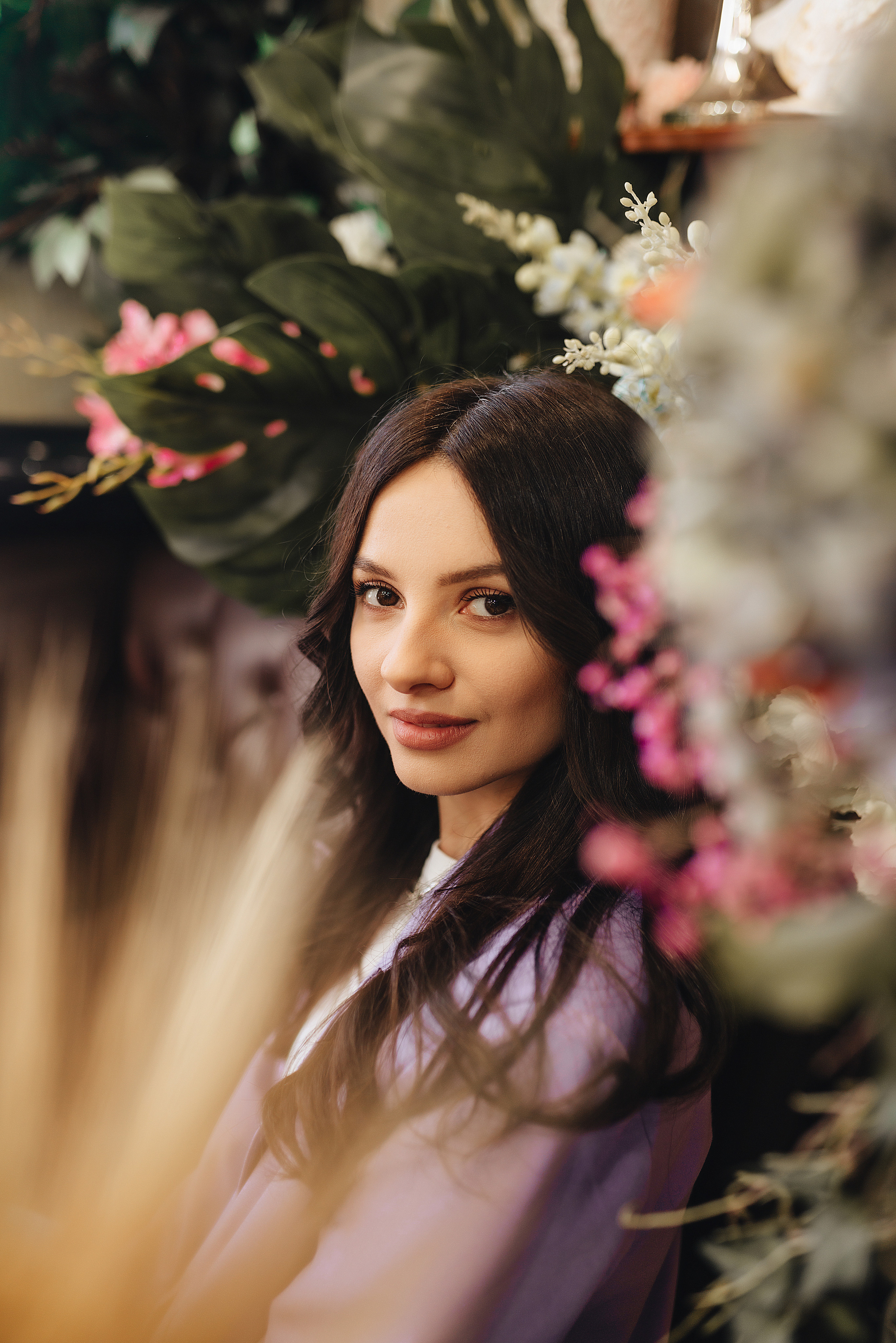 Татьяна | Съемка в цветочном магазине + прогулка. Фотограф Карина Шмулёва. Воронеж и область