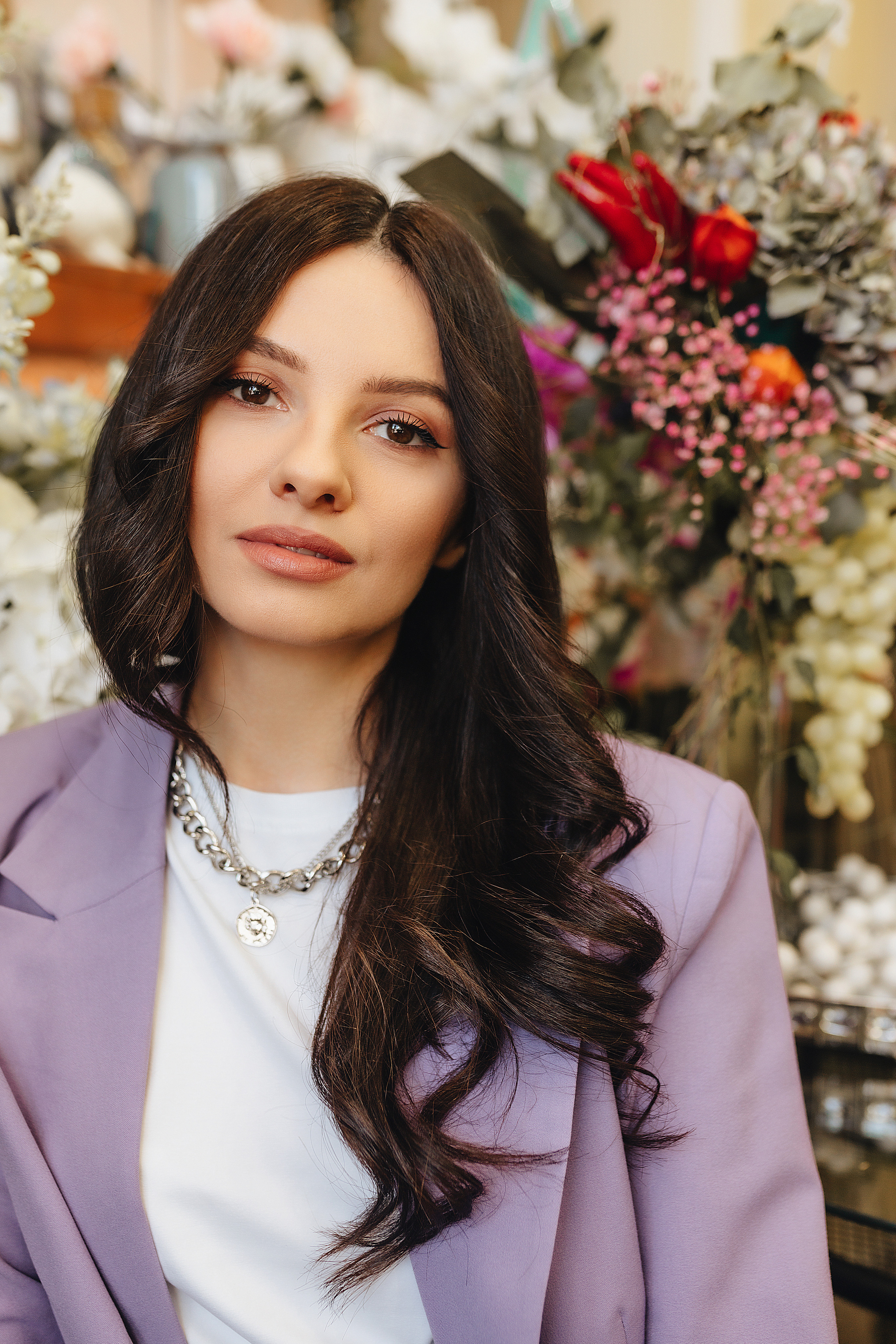 Татьяна | Съемка в цветочном магазине + прогулка. Фотограф Карина Шмулёва. Воронеж и область