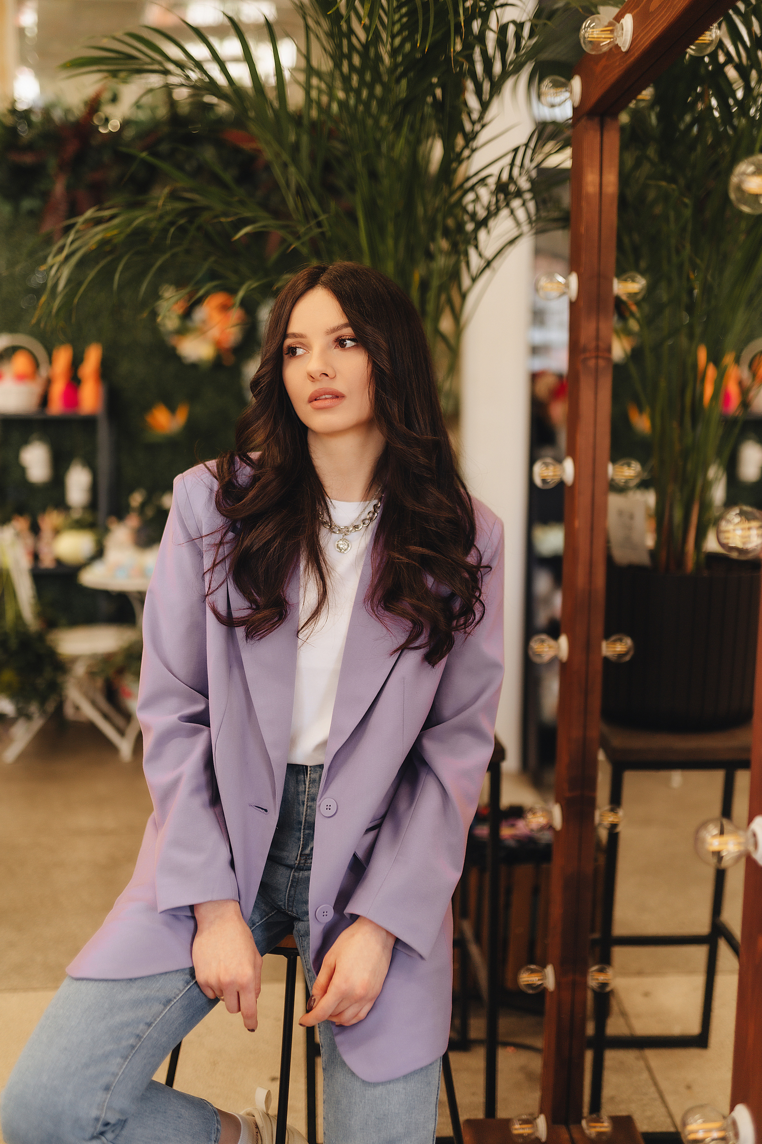 Татьяна | Съемка в цветочном магазине + прогулка. Фотограф Карина Шмулёва. Воронеж и область