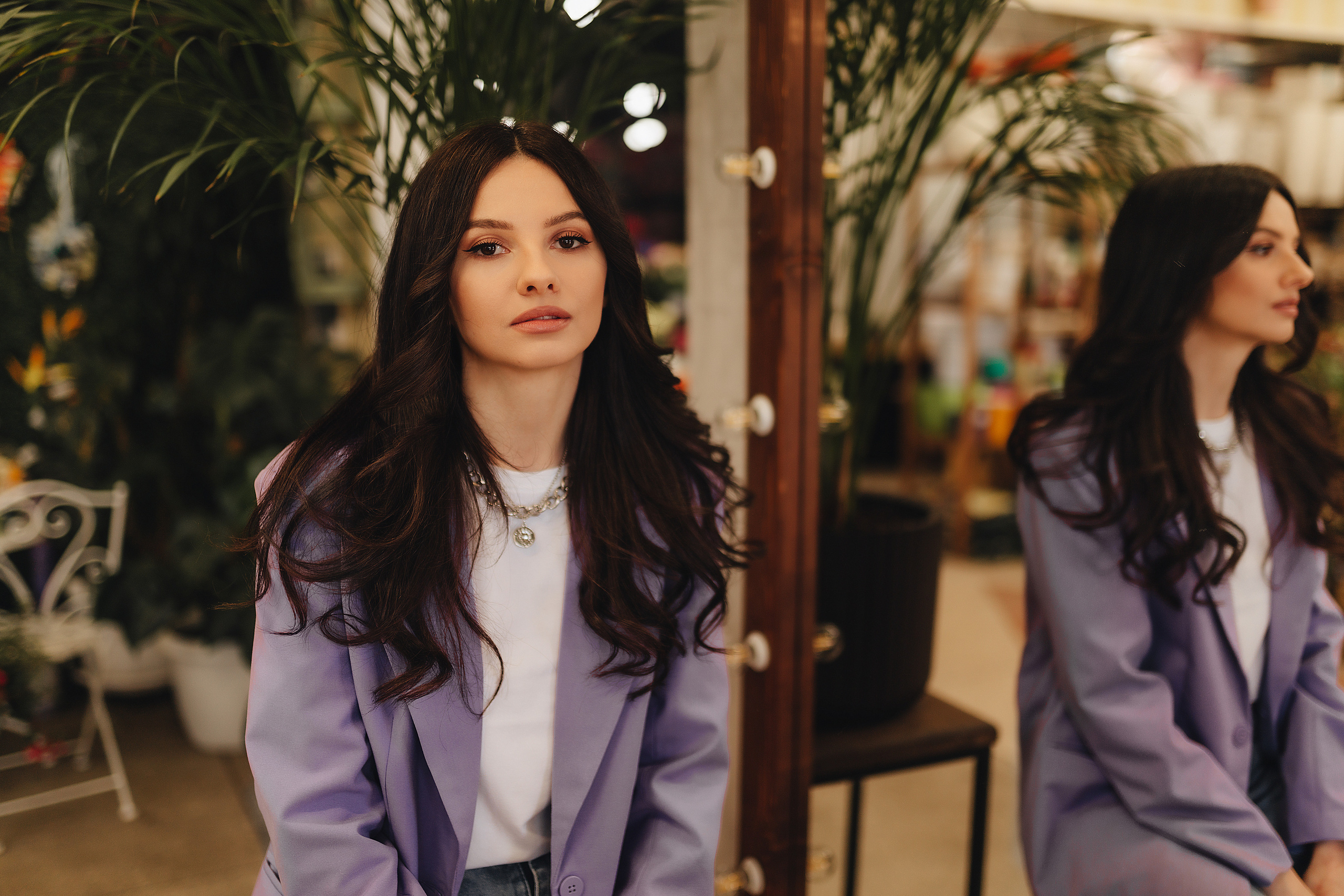 Татьяна | Съемка в цветочном магазине + прогулка. Фотограф Карина Шмулёва. Воронеж и область