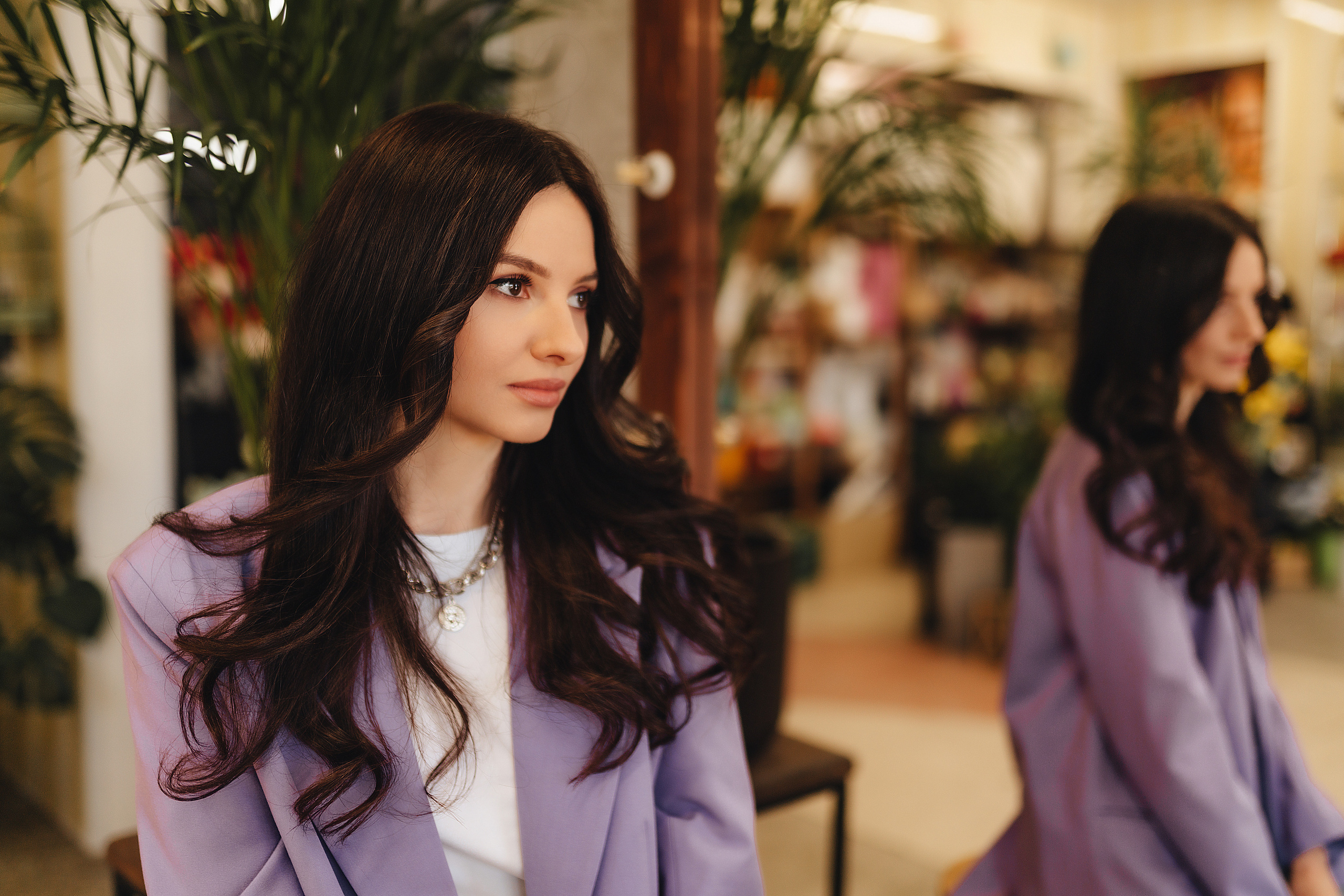 Татьяна | Съемка в цветочном магазине + прогулка. Фотограф Карина Шмулёва. Воронеж и область