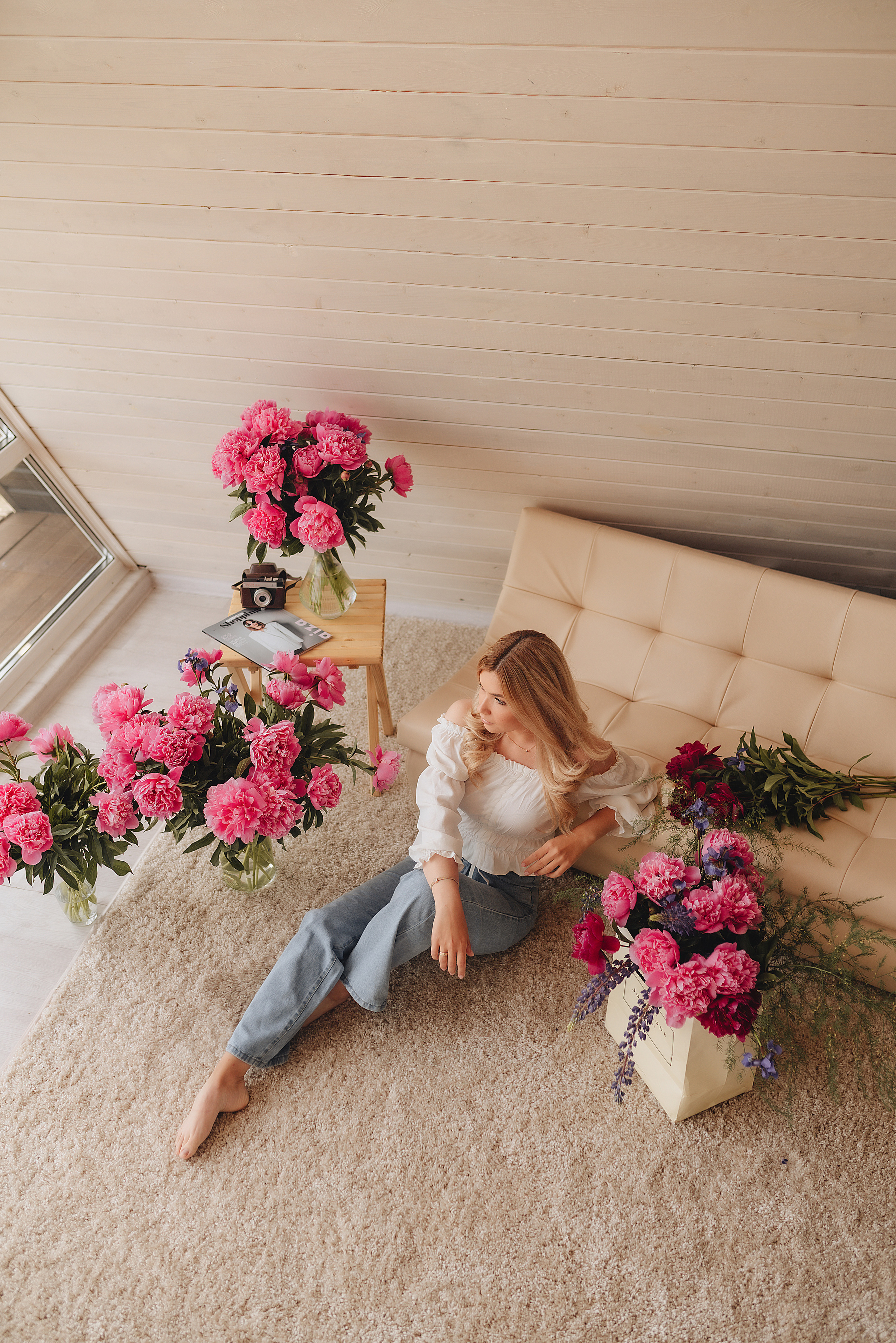 Алина | Фотодень с пионами. Фотограф Карина Шмулёва. Воронеж и область