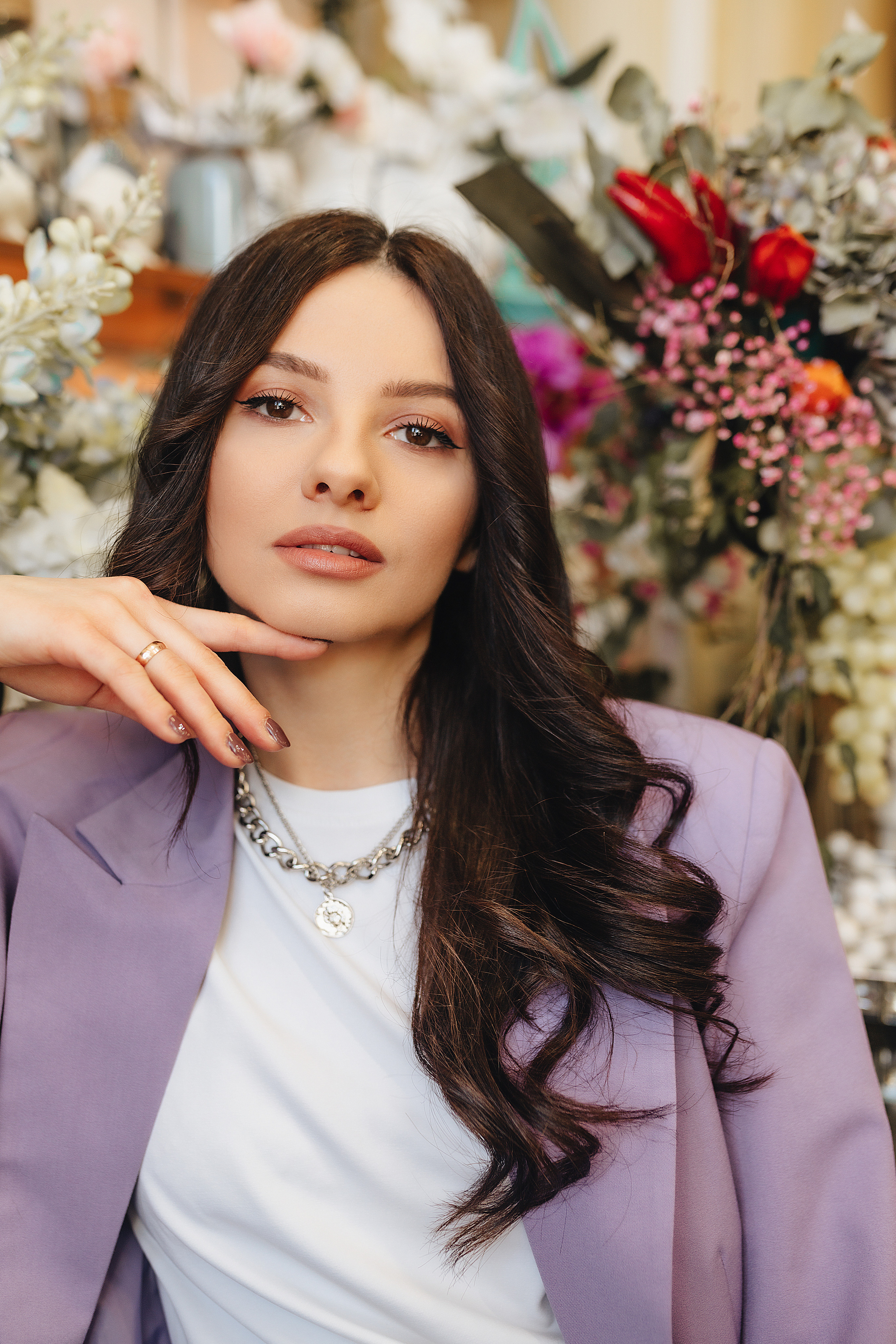 Татьяна | Съемка в цветочном магазине + прогулка. Фотограф Карина Шмулёва. Воронеж и область