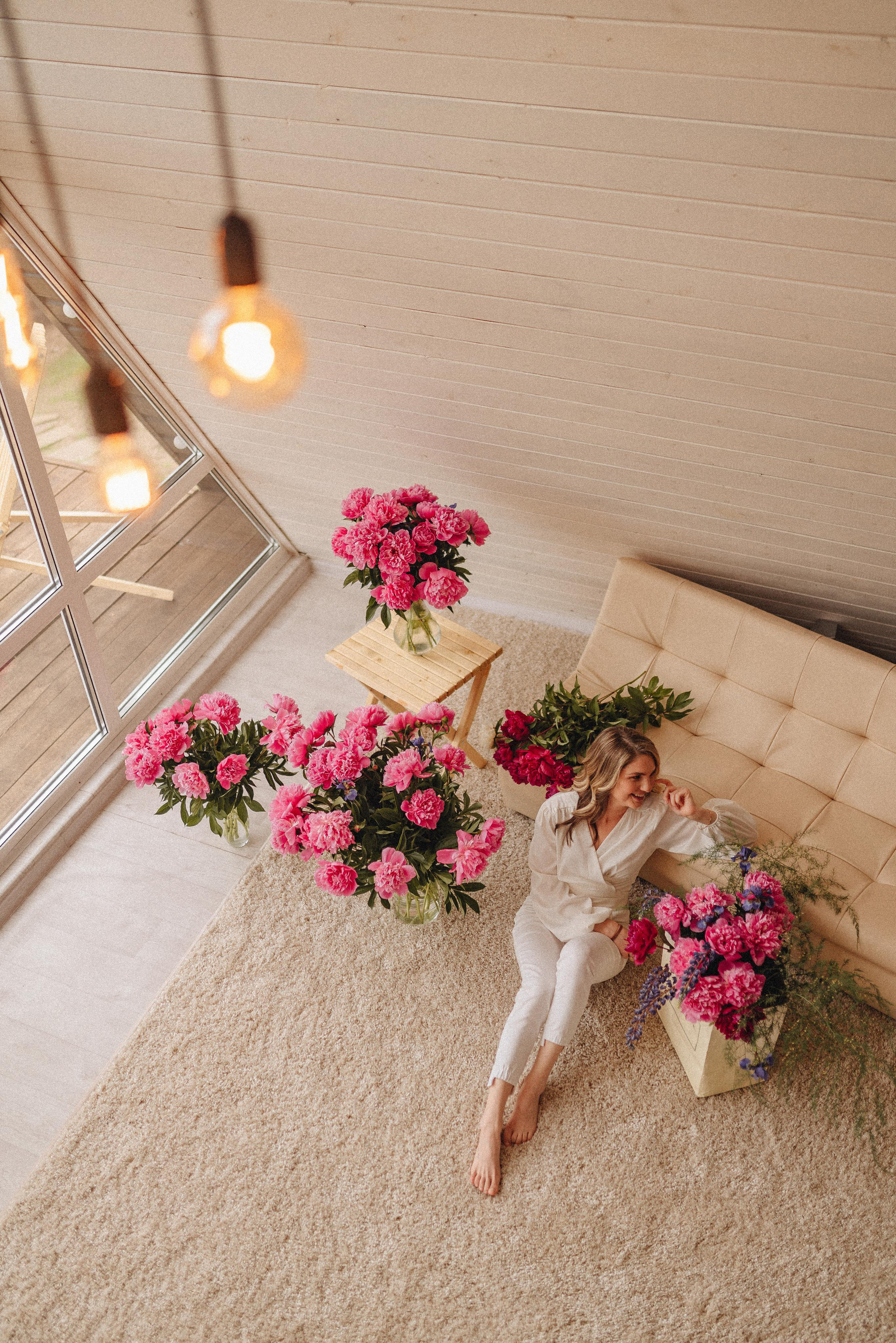 Кристина |Фотопроект с пионами. Фотограф Карина Шмулёва. Воронеж и область