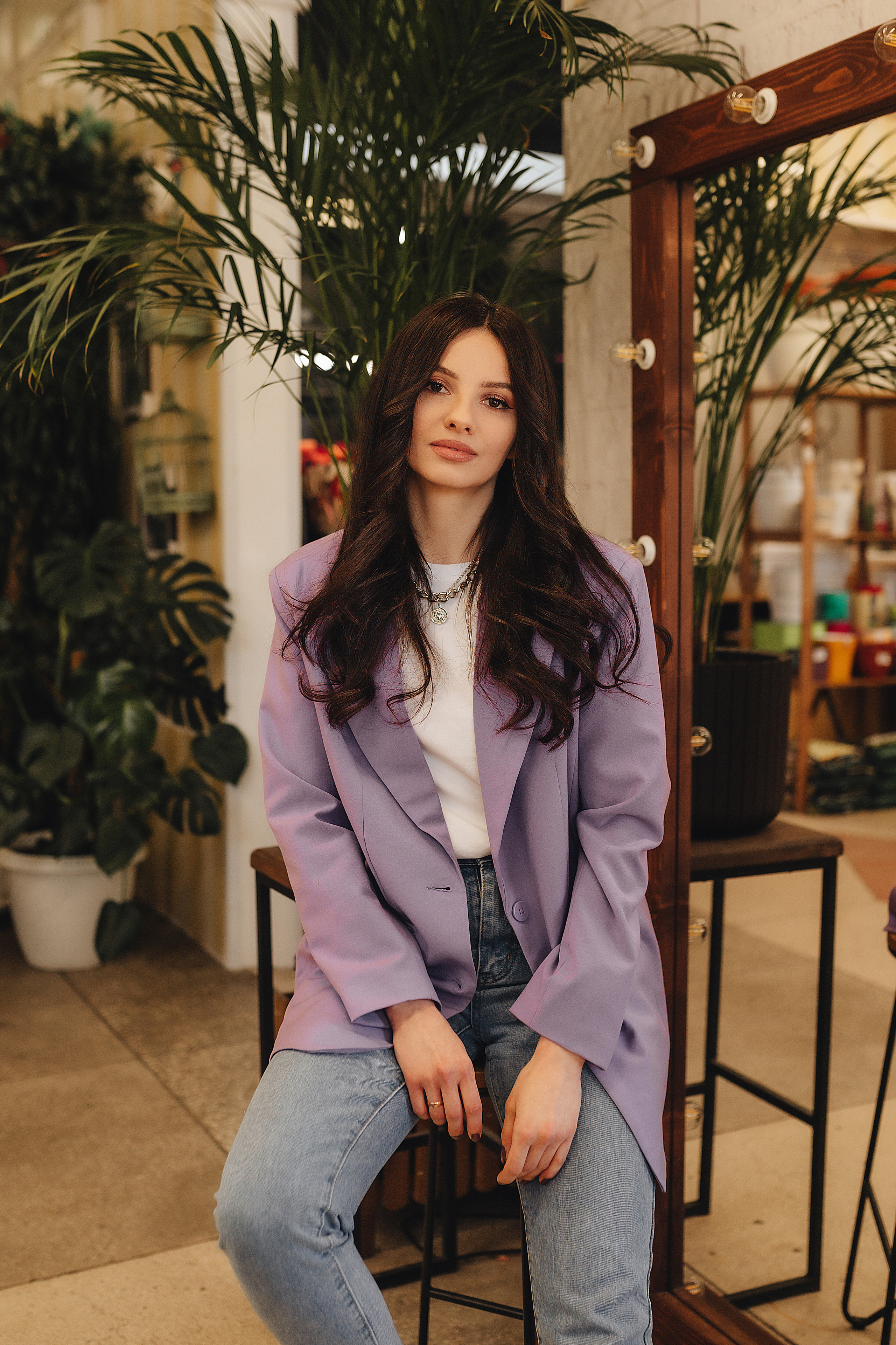 Татьяна | Съемка в цветочном магазине + прогулка. Фотограф Карина Шмулёва. Воронеж и область