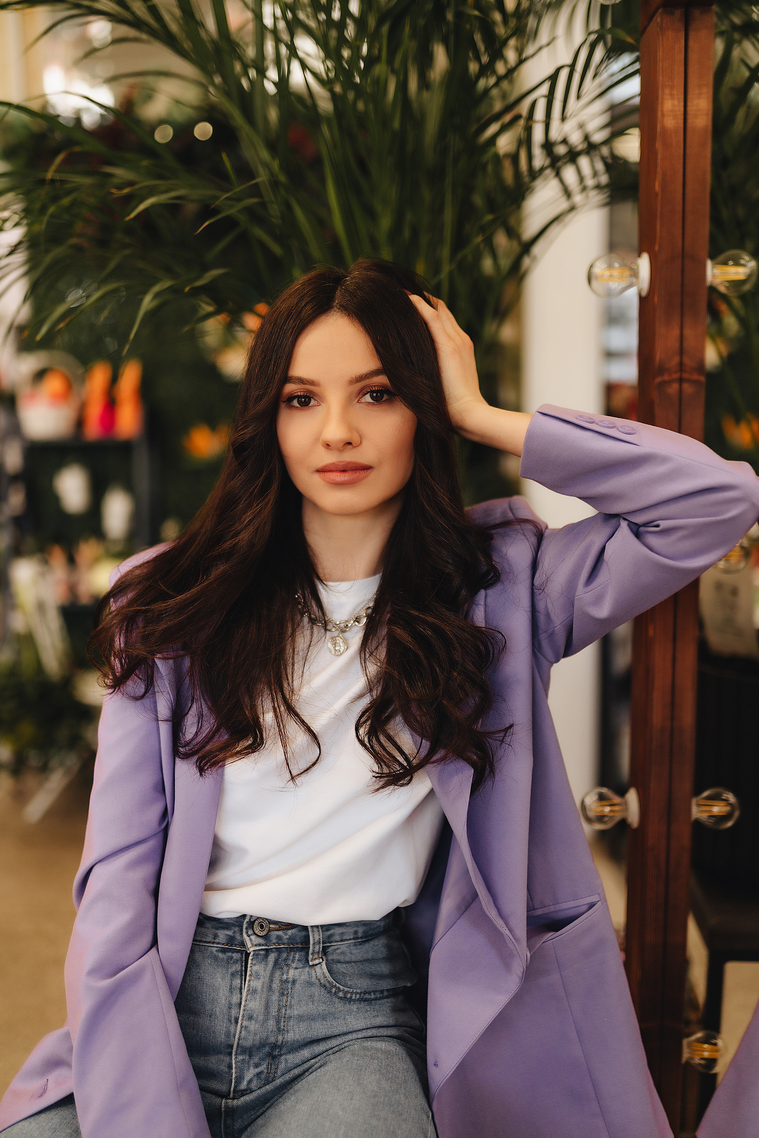 Татьяна | Съемка в цветочном магазине + прогулка. Фотограф Карина Шмулёва. Воронеж и область