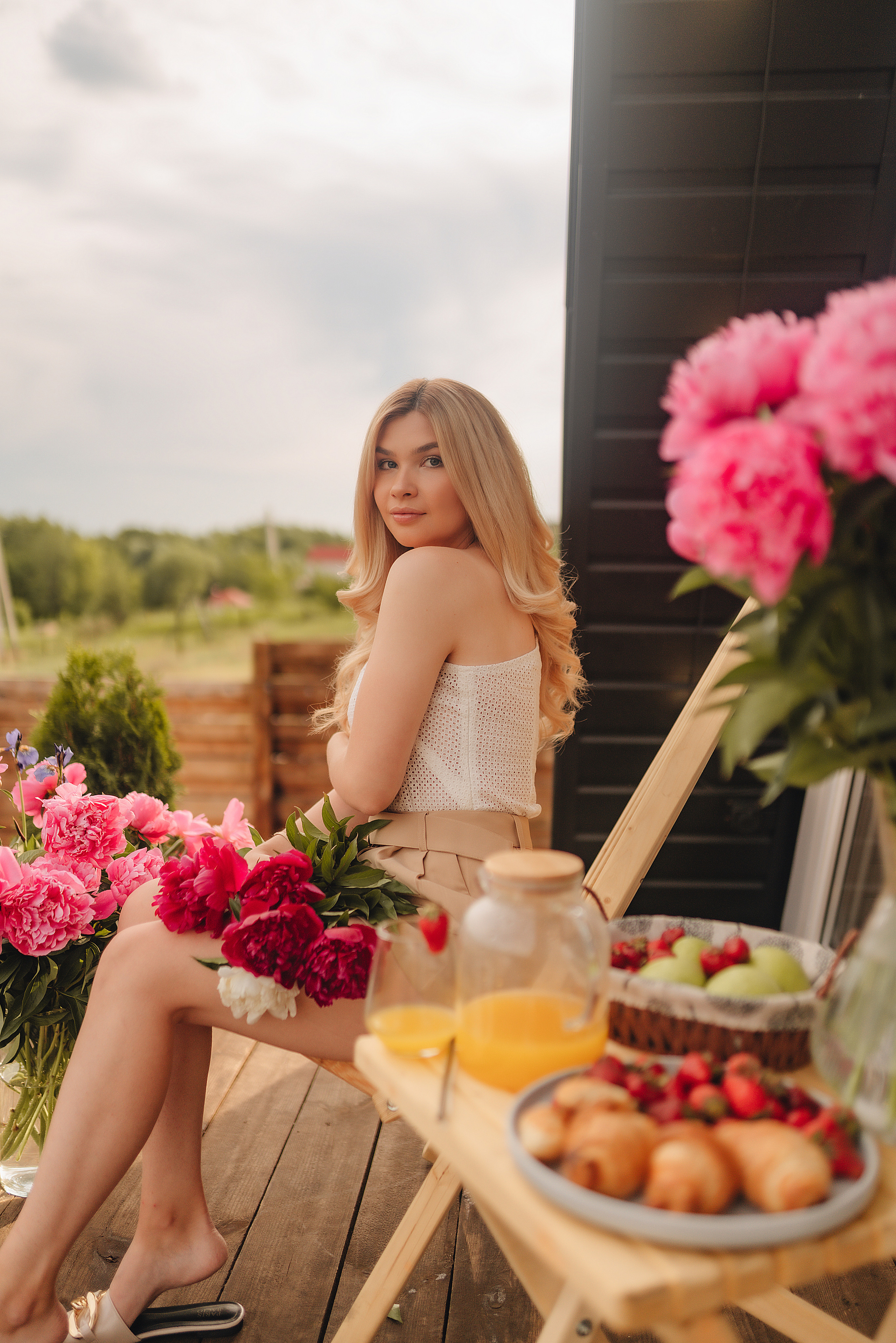 Алина | Фотодень с пионами. Фотограф Карина Шмулёва. Воронеж и область