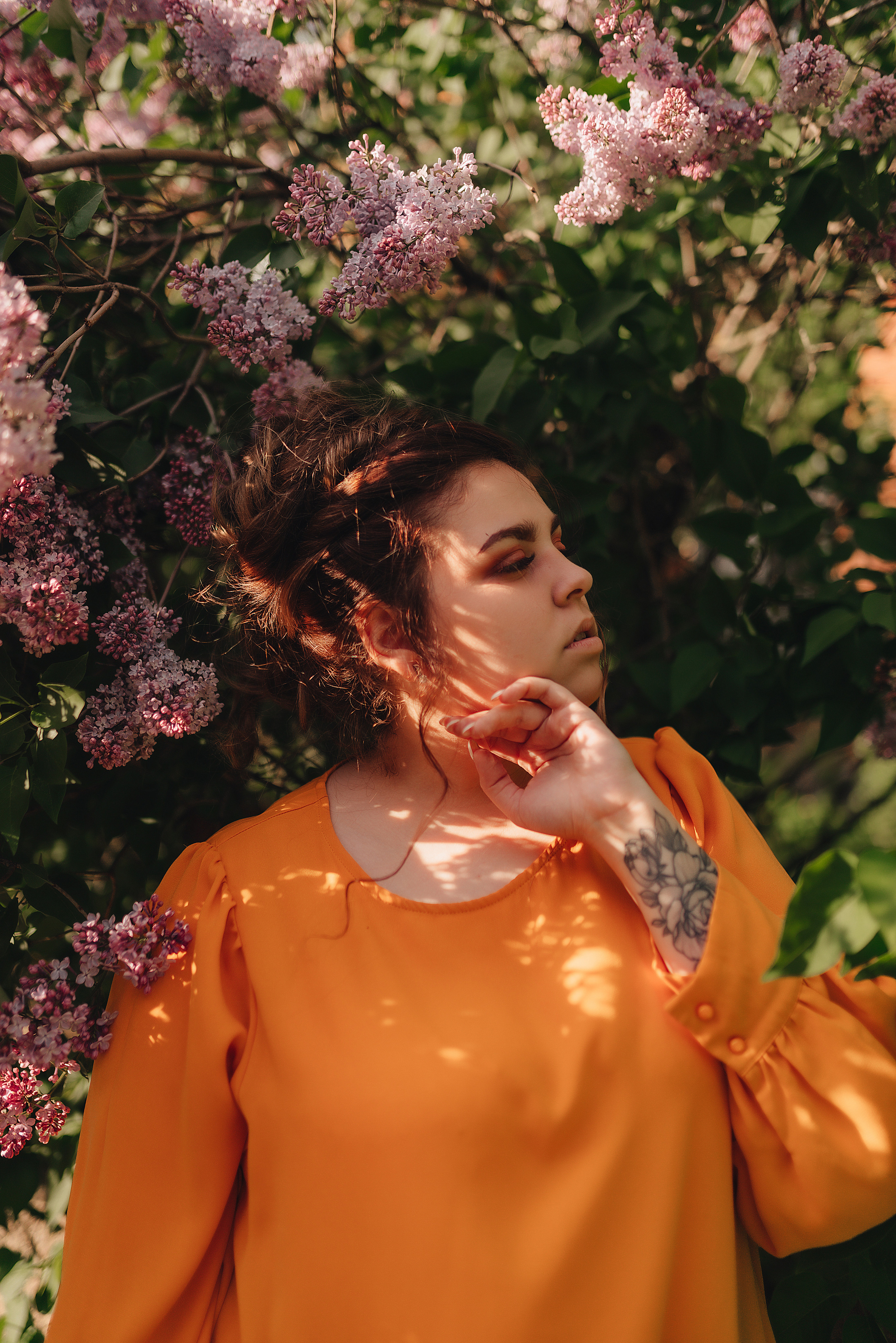 Надежда | Съёмка в сирени. Фотограф Карина Шмулёва. Воронеж и область