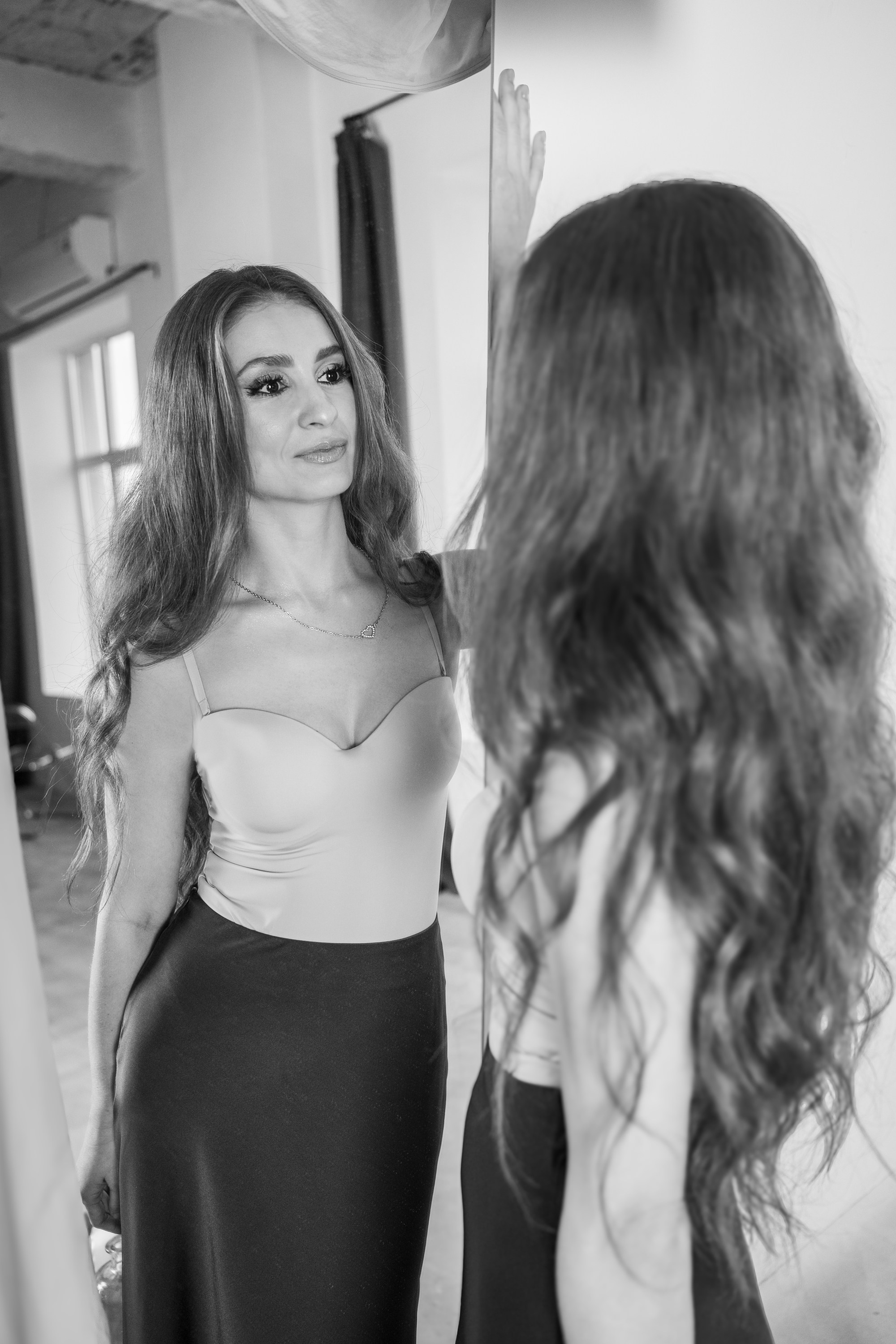 Черно-белое фото. Портретный фотограф, ретушер в Ростове-на-Дону Элларян Анастасия