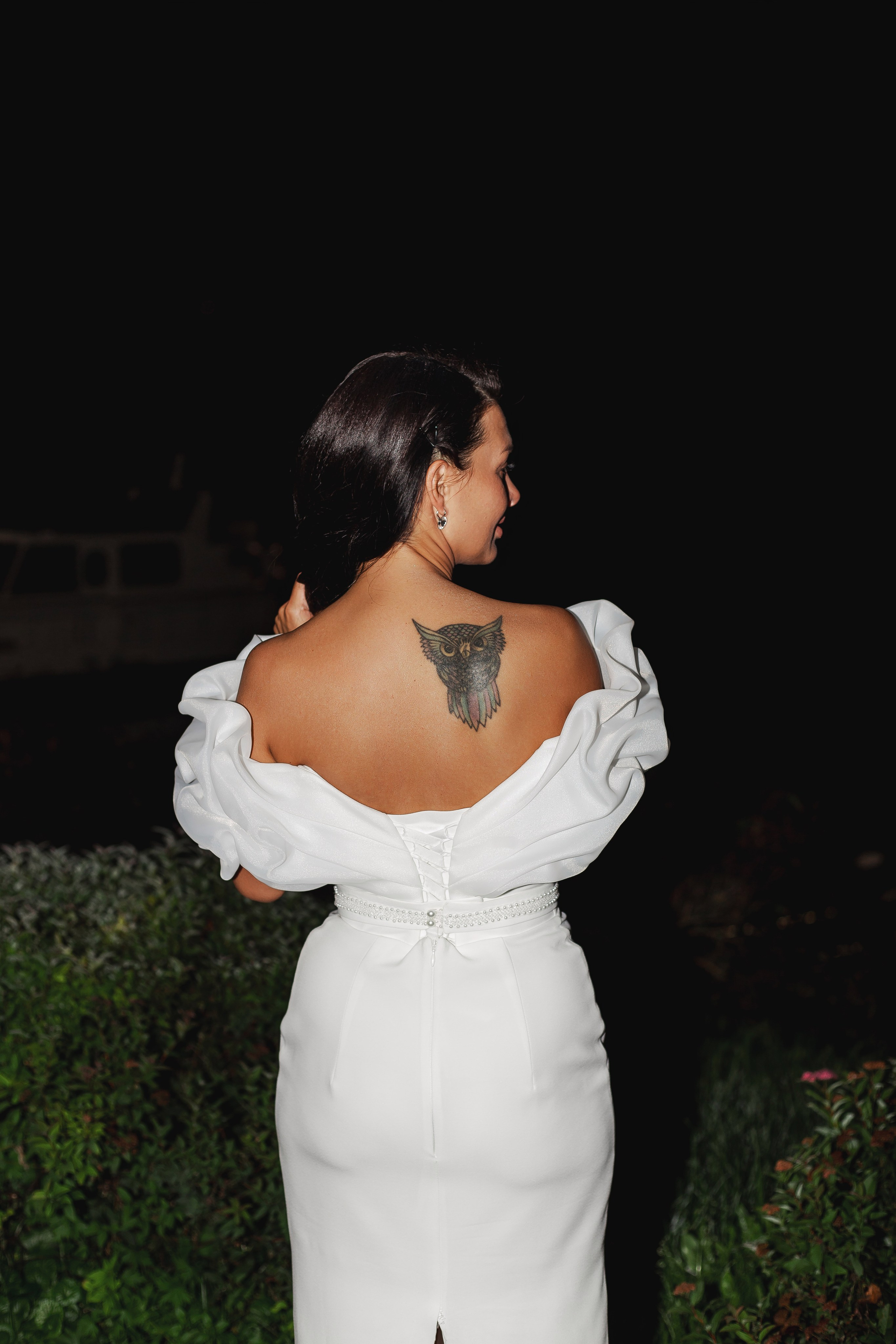 фотография невесты с тату