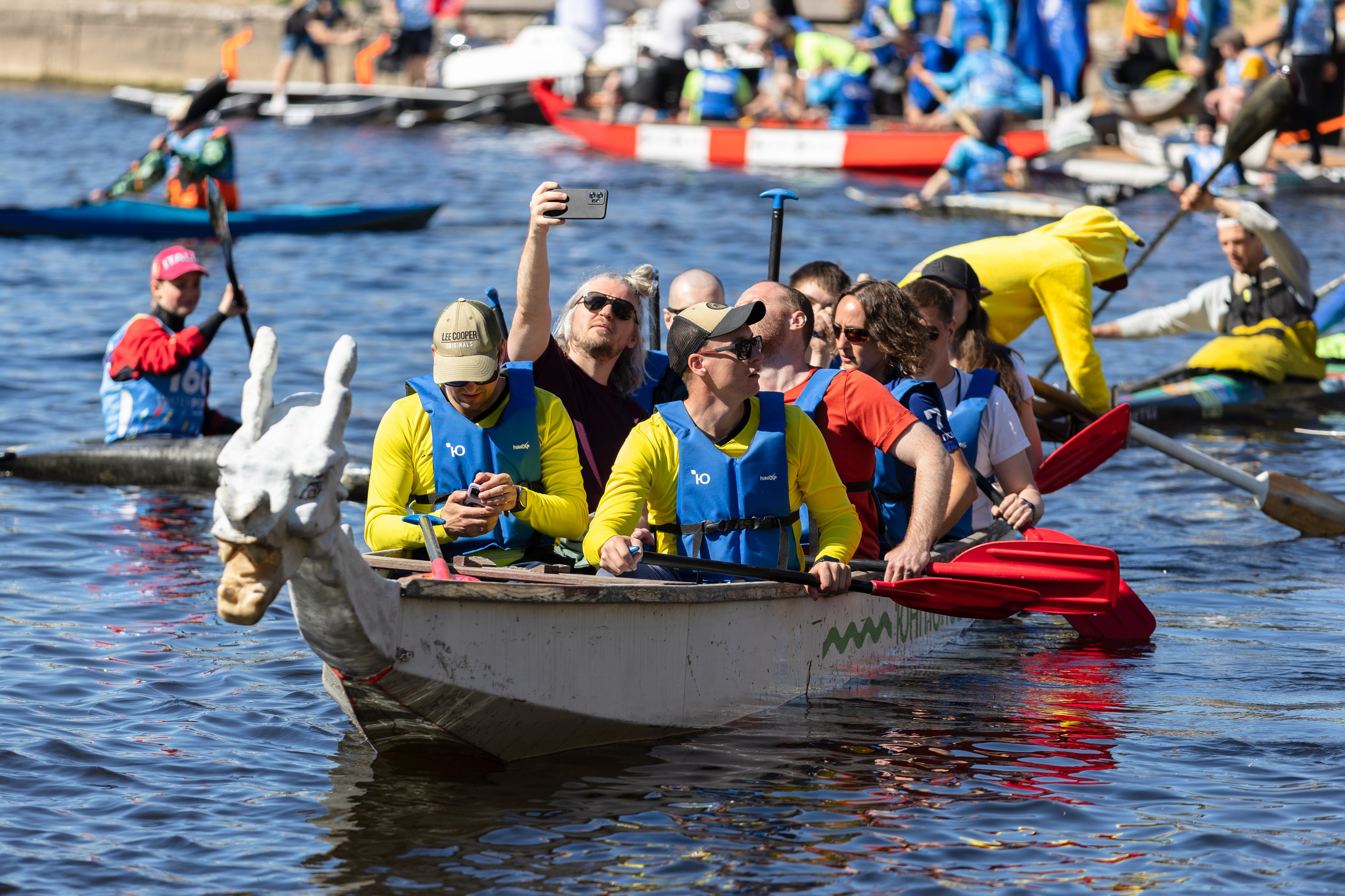 Открытие гребного сезона на р. Карповка. Фотограф в Санкт-Петербурге