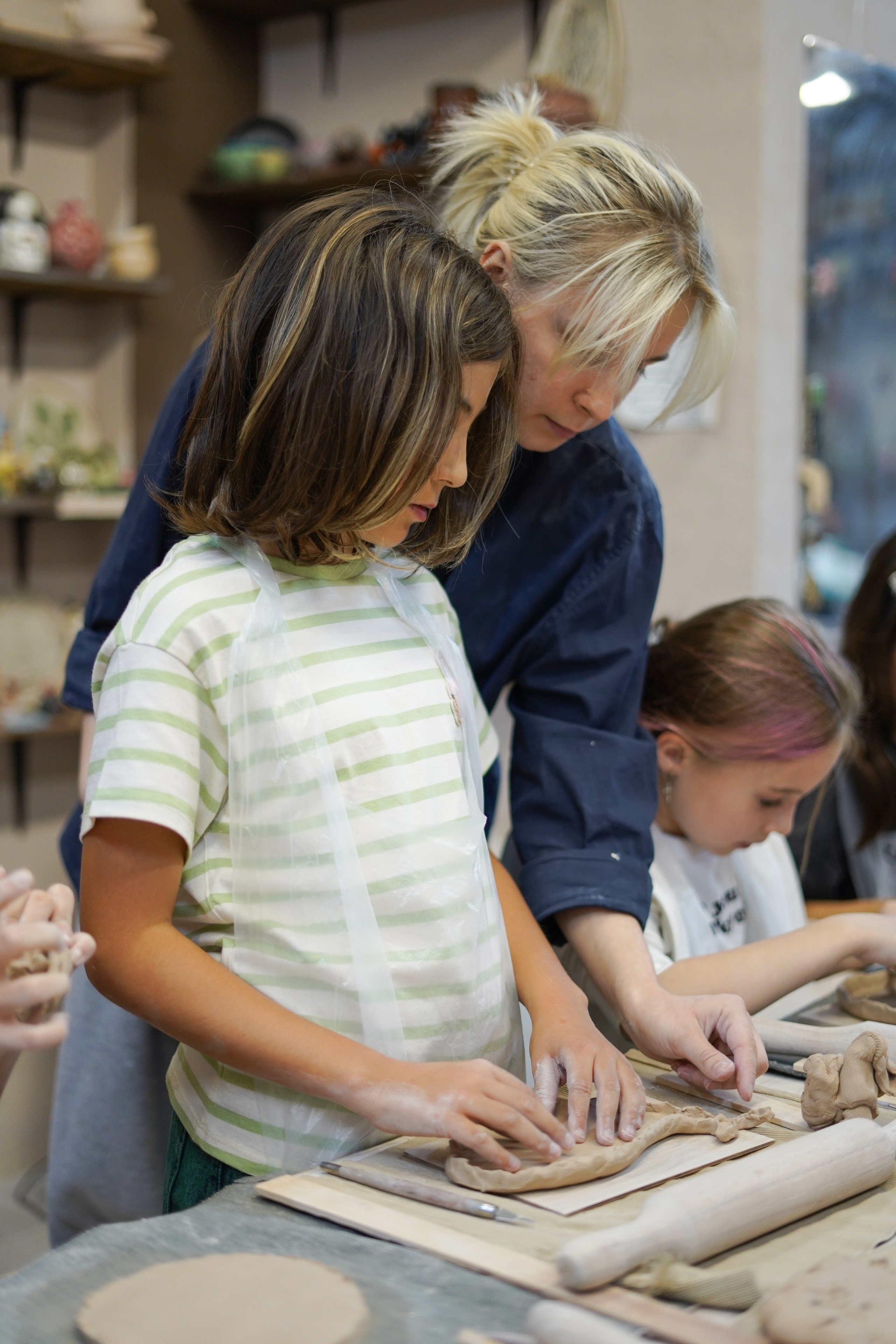 Сьемка в гончарной мастерской. Главная