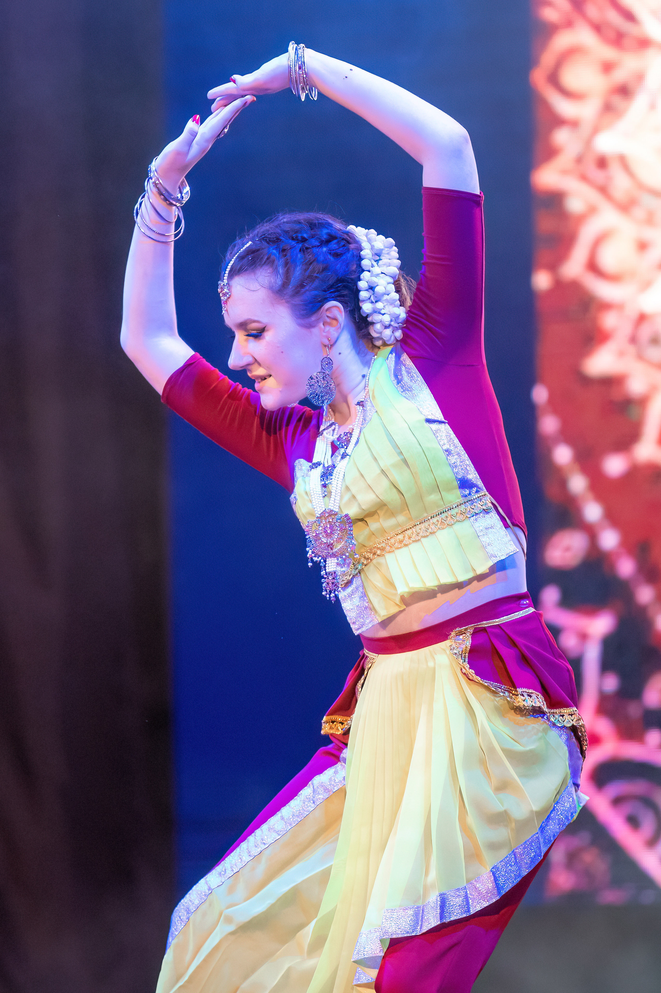 Отчетный концерт студии индийского танца Natel, май 2023. Марк Шишкин — репортажный фотограф в Воронеже и России
