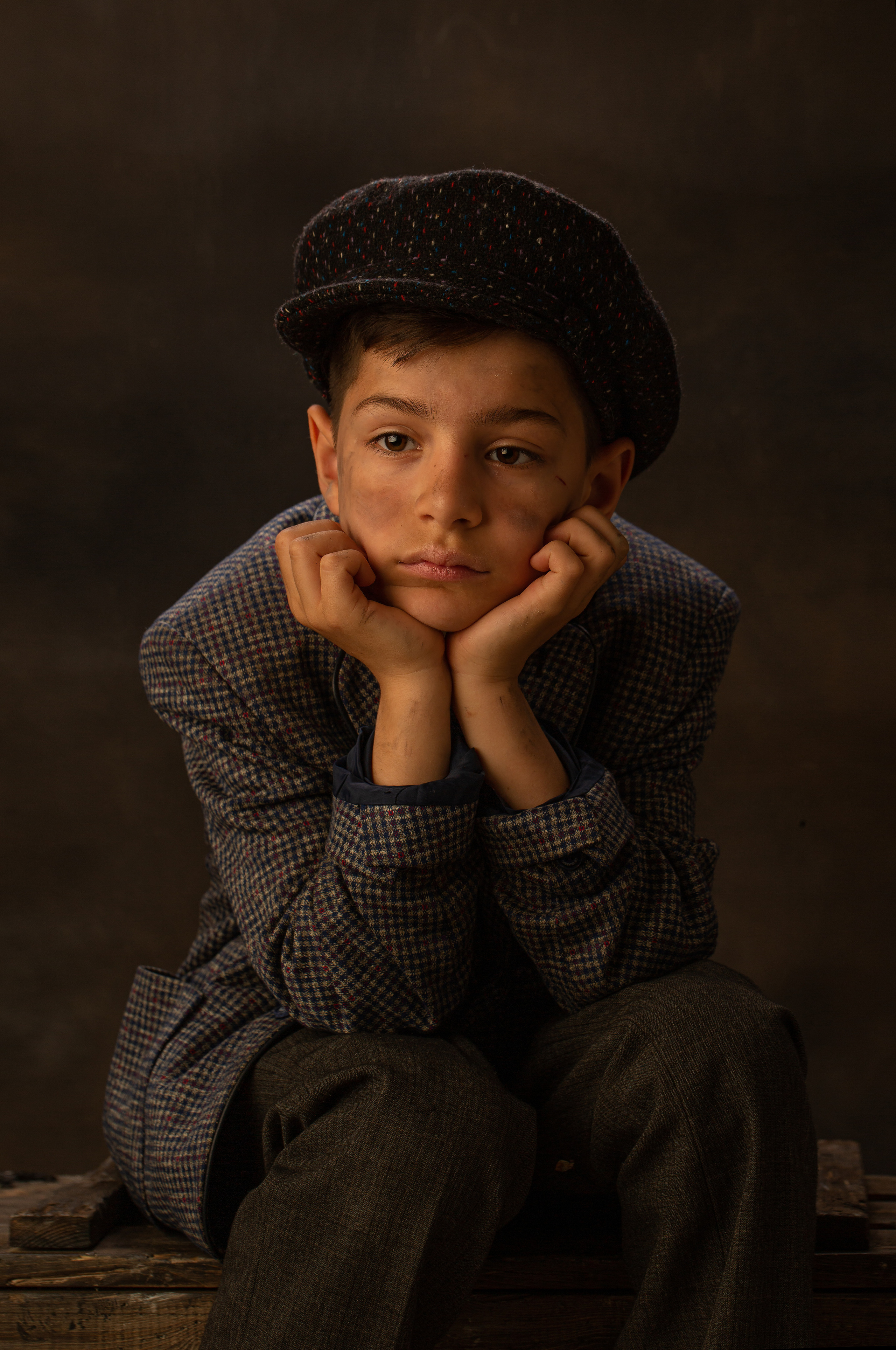 Арт фото. Нищий мальчик