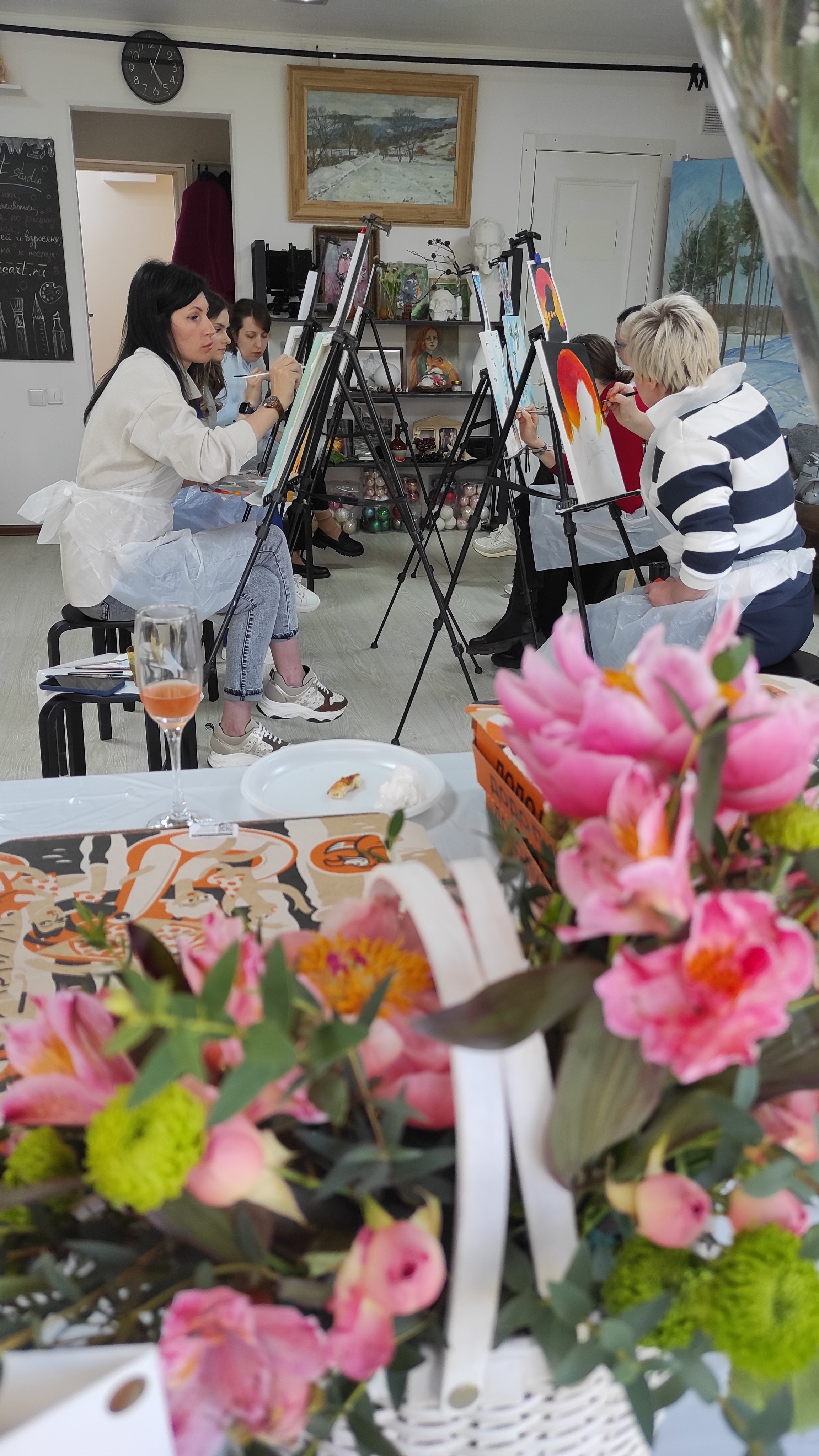 Арт-вечеринки. Арт-вечеринки и мастер-классы в Москве для взрослых и детей
