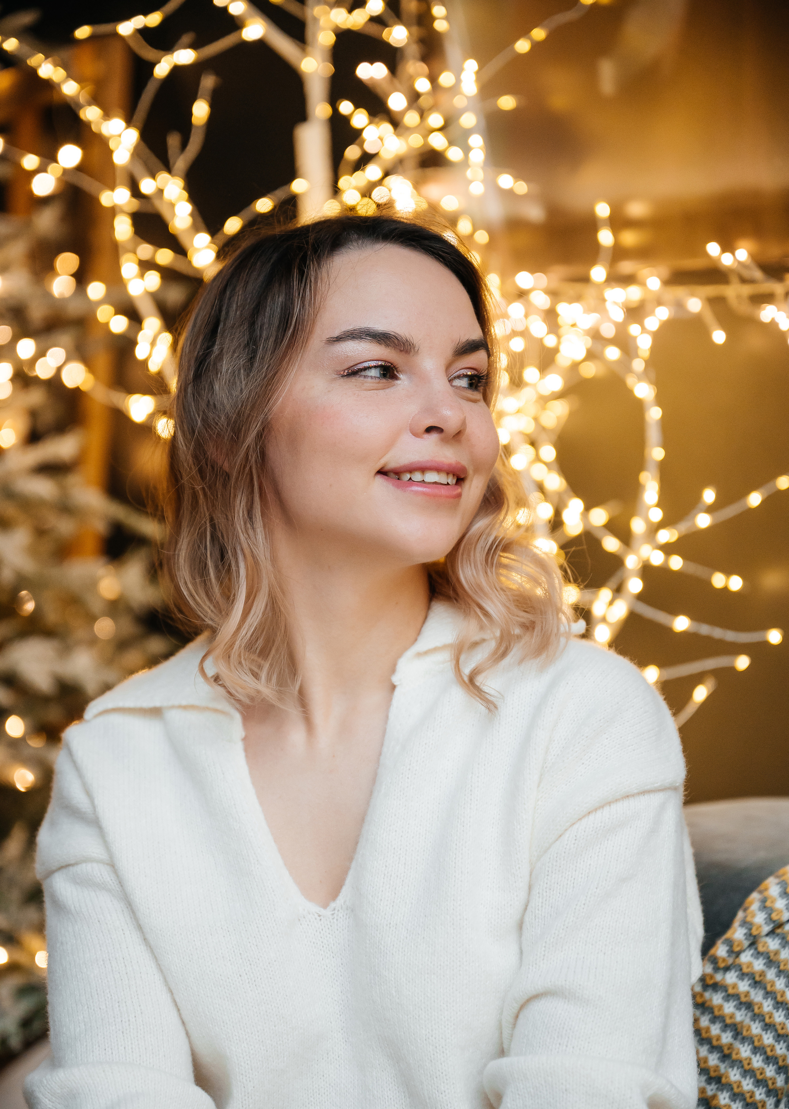 Новогодняя съемка (автопортрет). Свадебный видеограф в Москве Никонова Анна