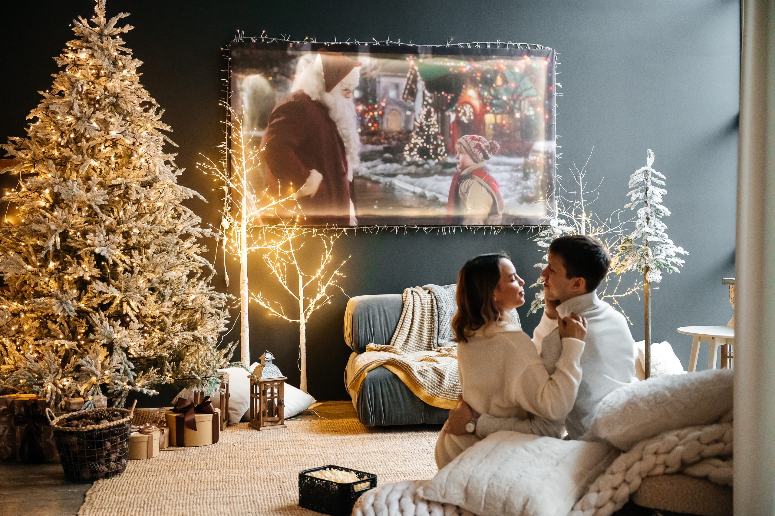 Новогодняя съемка (автопортрет). Свадебный видеограф в Москве Никонова Анна