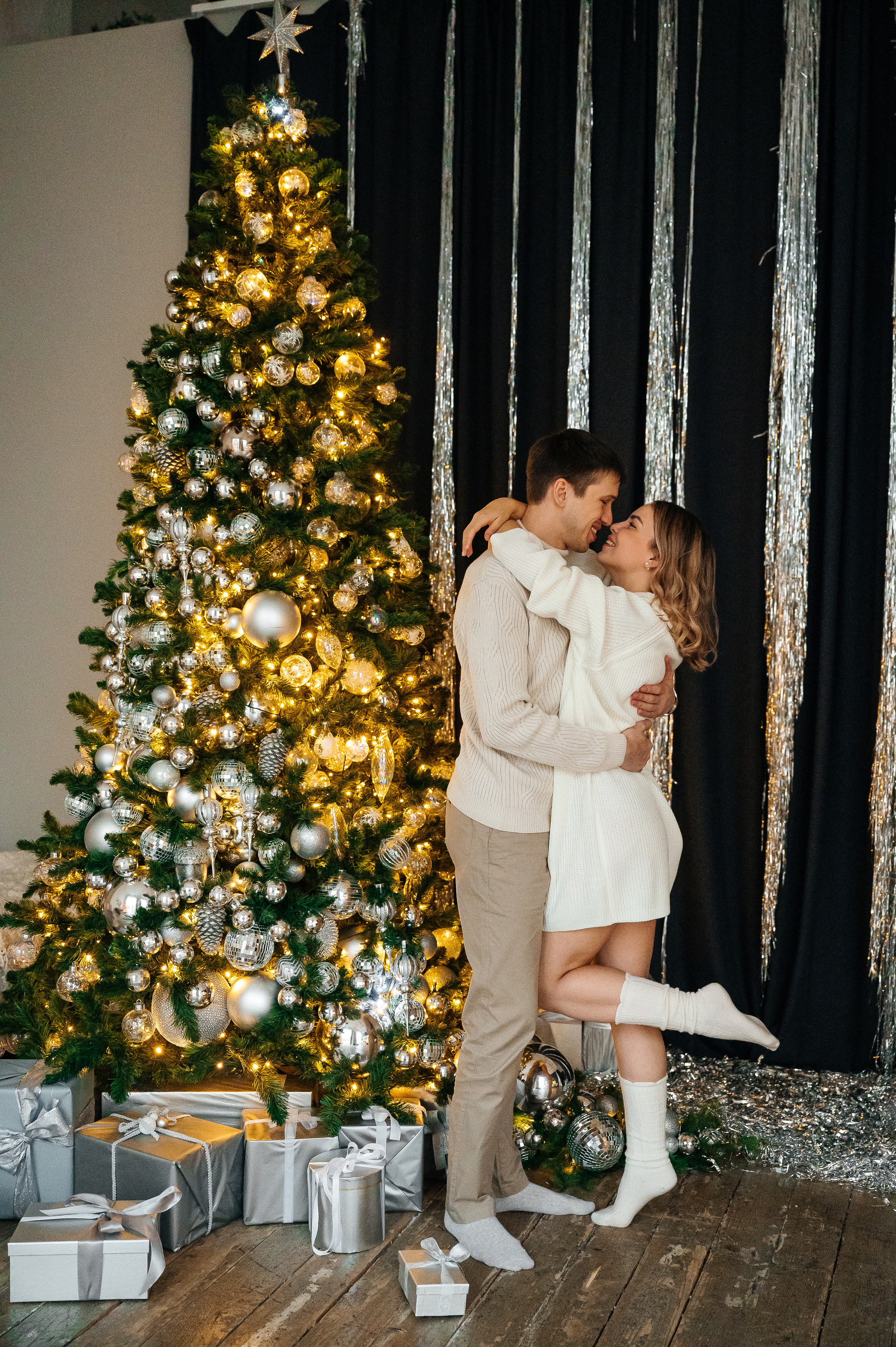 Новогодняя съемка (автопортрет). Свадебный видеограф в Москве Никонова Анна