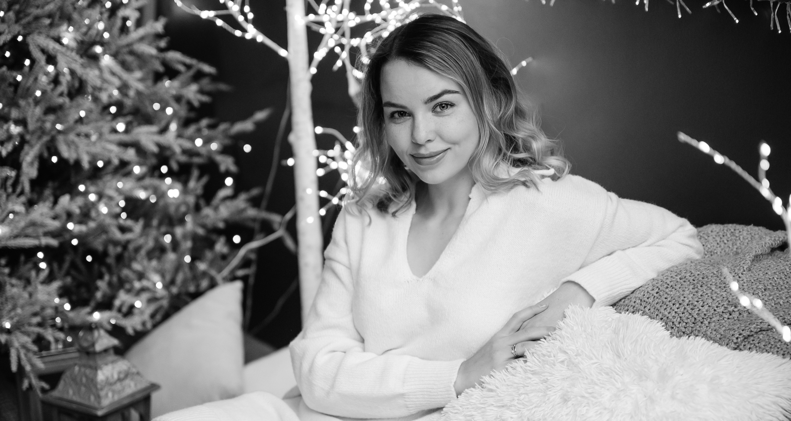 Новогодняя съемка (автопортрет). Свадебный видеограф в Москве Никонова Анна