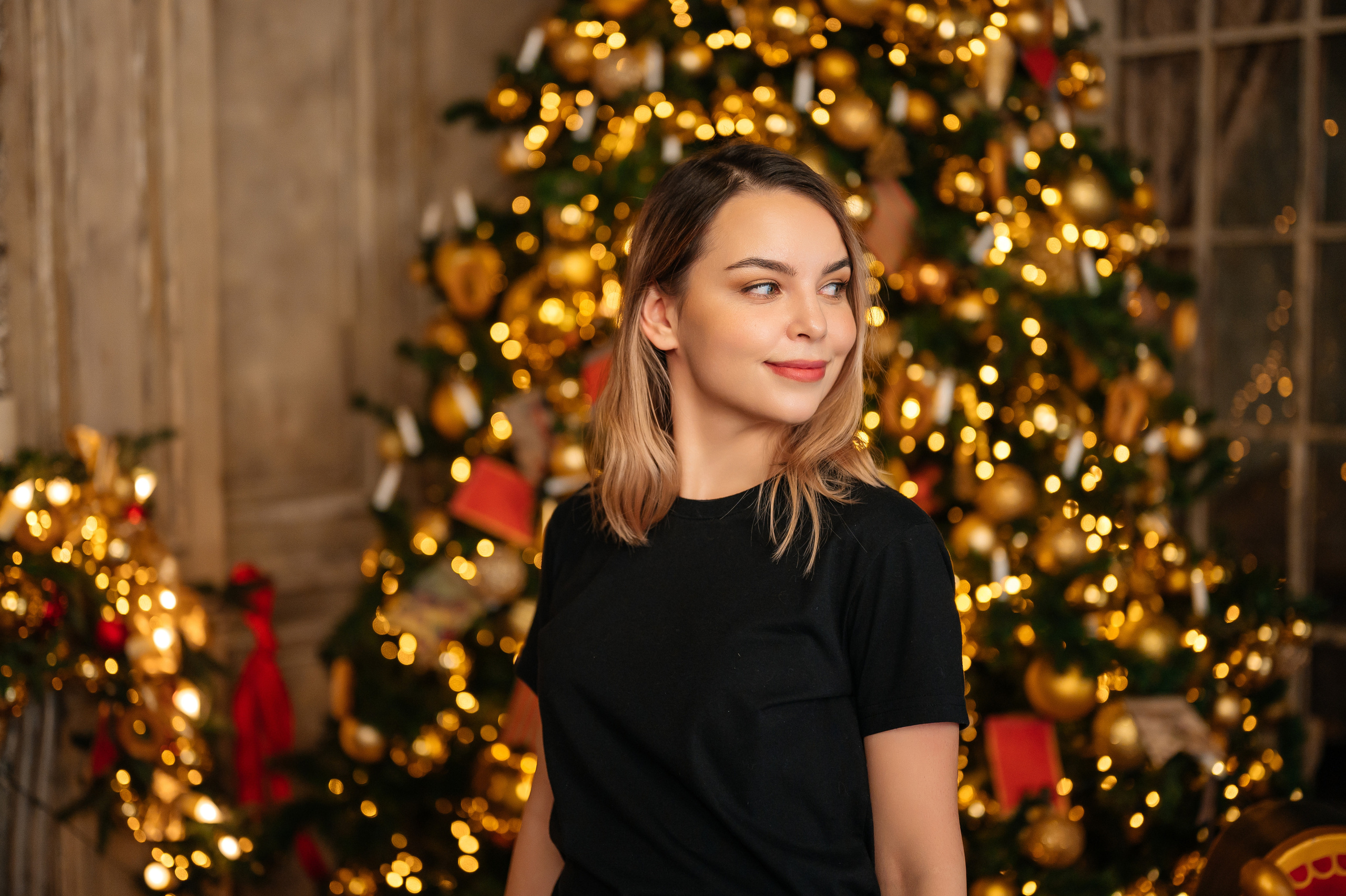 Новогодняя съемка (автопортрет). Свадебный видеограф в Москве Никонова Анна