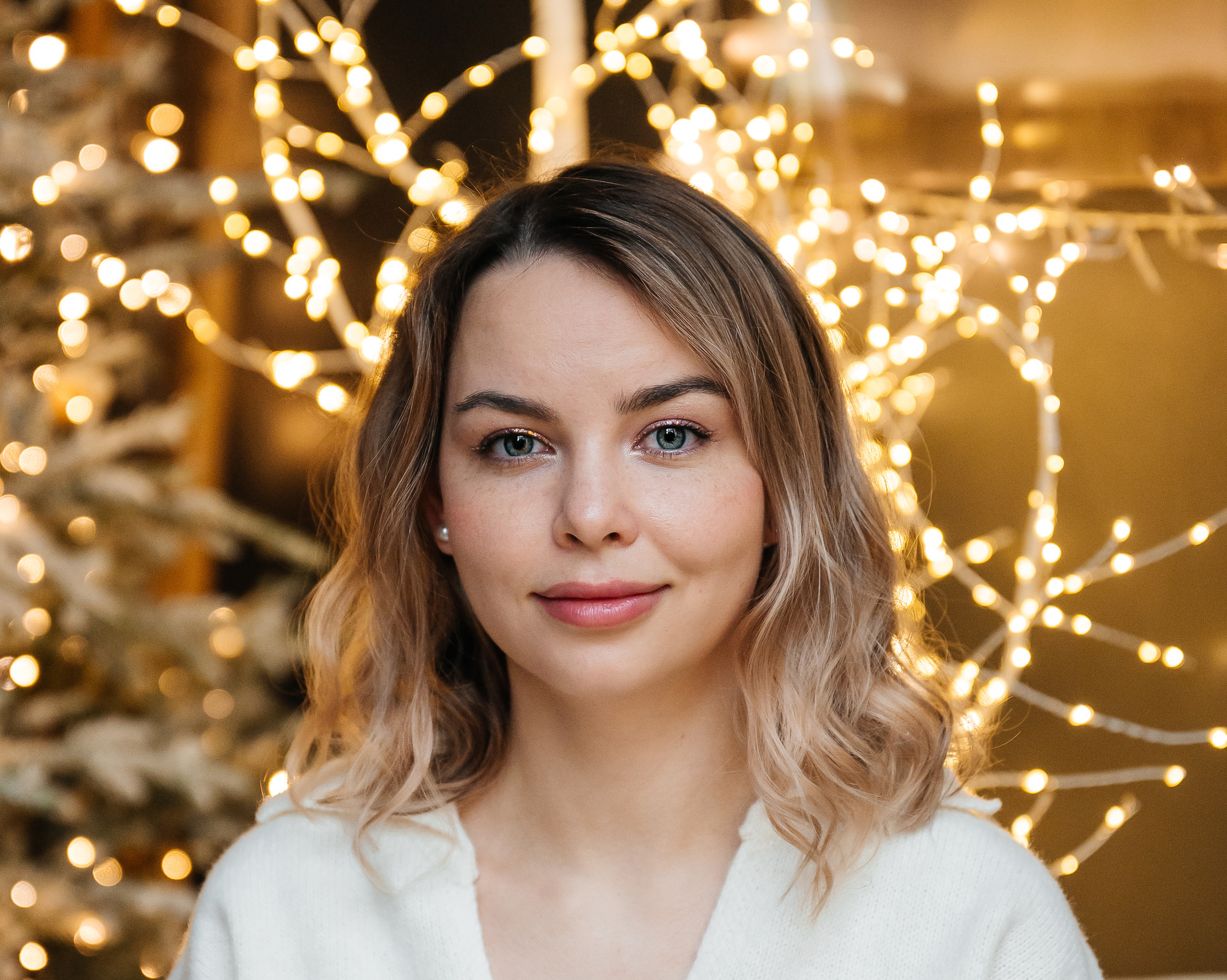 Новогодняя съемка (автопортрет). Свадебный видеограф в Москве Никонова Анна