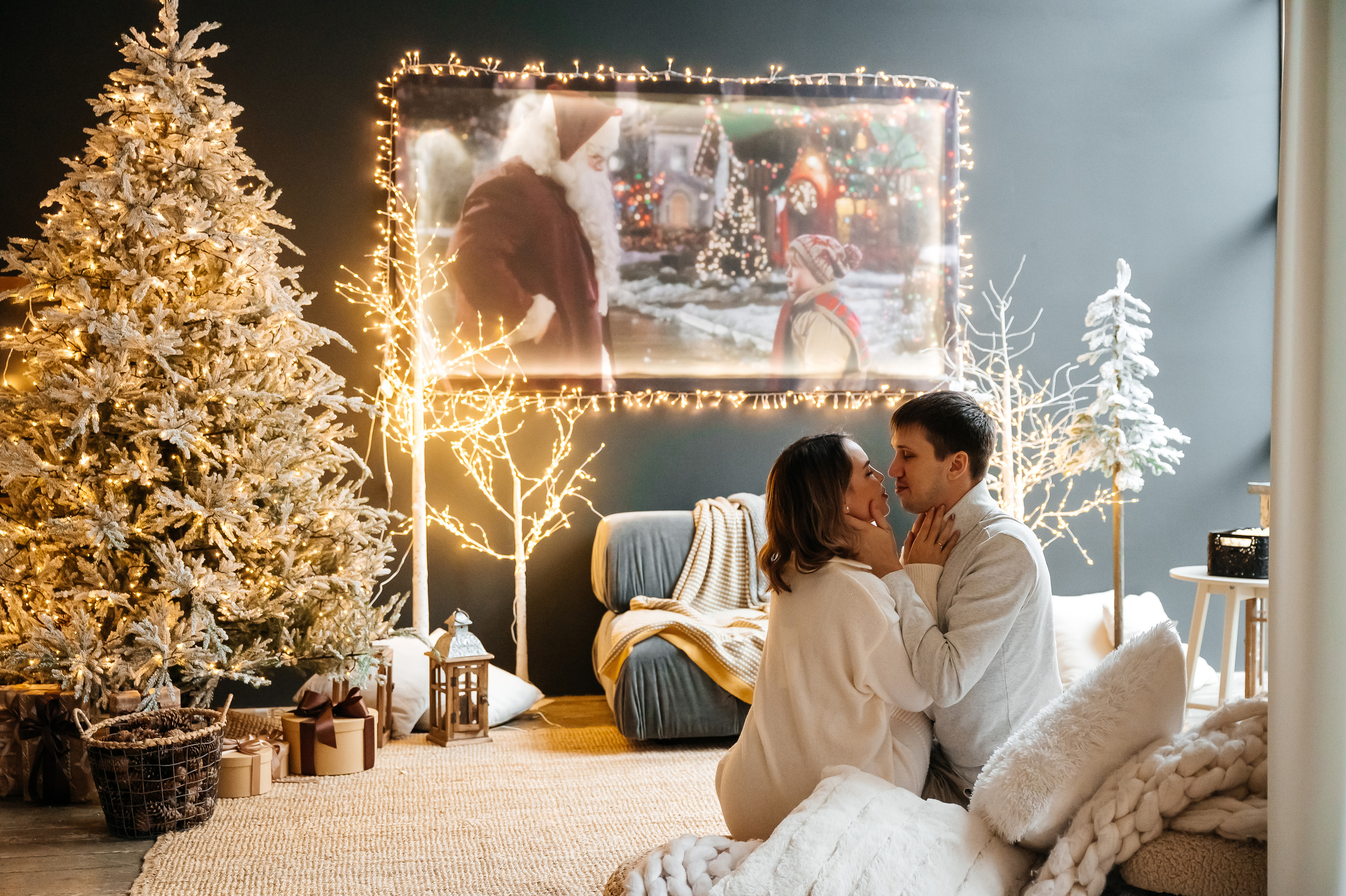 Новогодняя съемка (автопортрет). Свадебный видеограф в Москве Никонова Анна