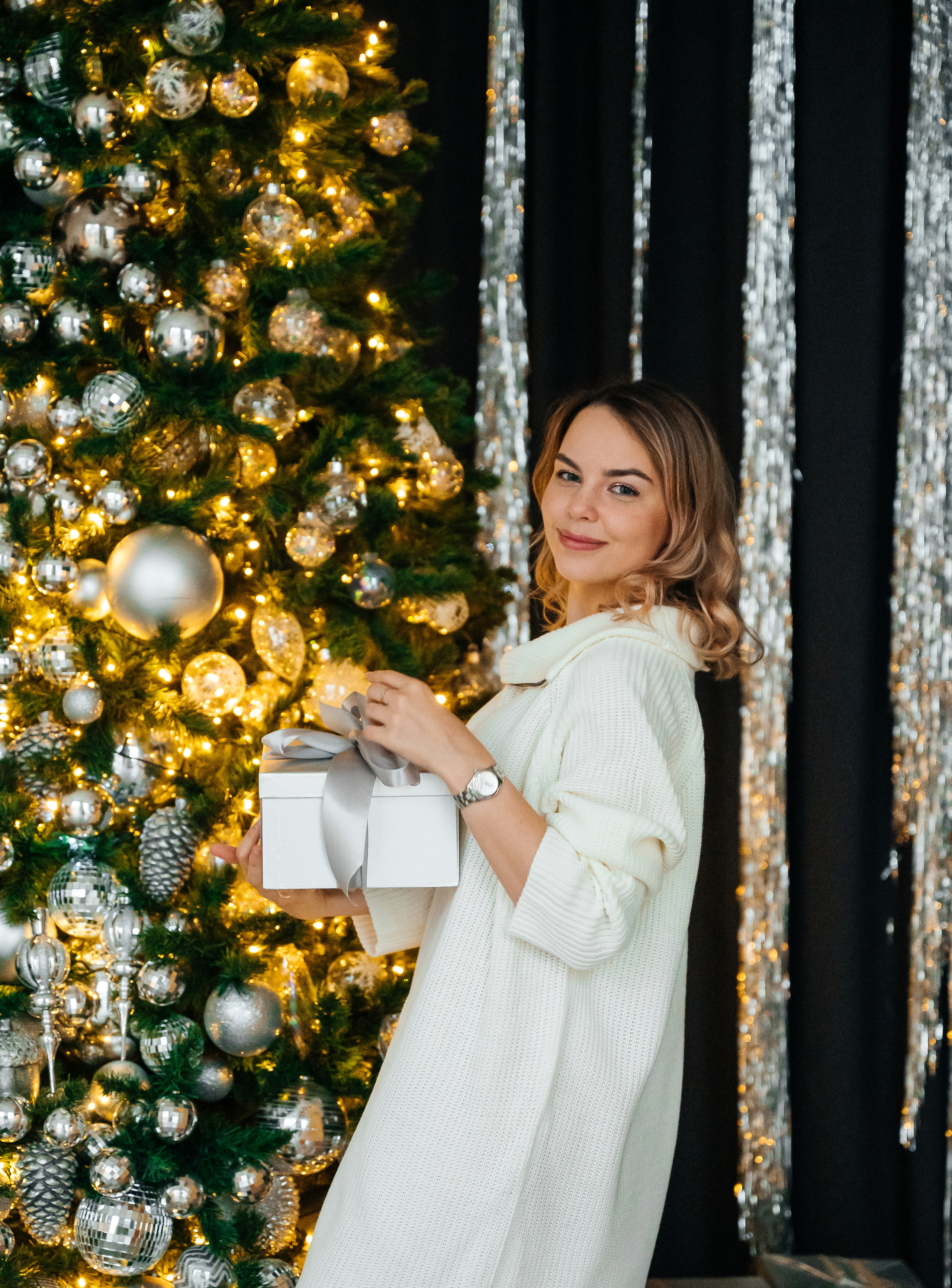 Новогодняя съемка (автопортрет). Свадебный видеограф в Москве Никонова Анна