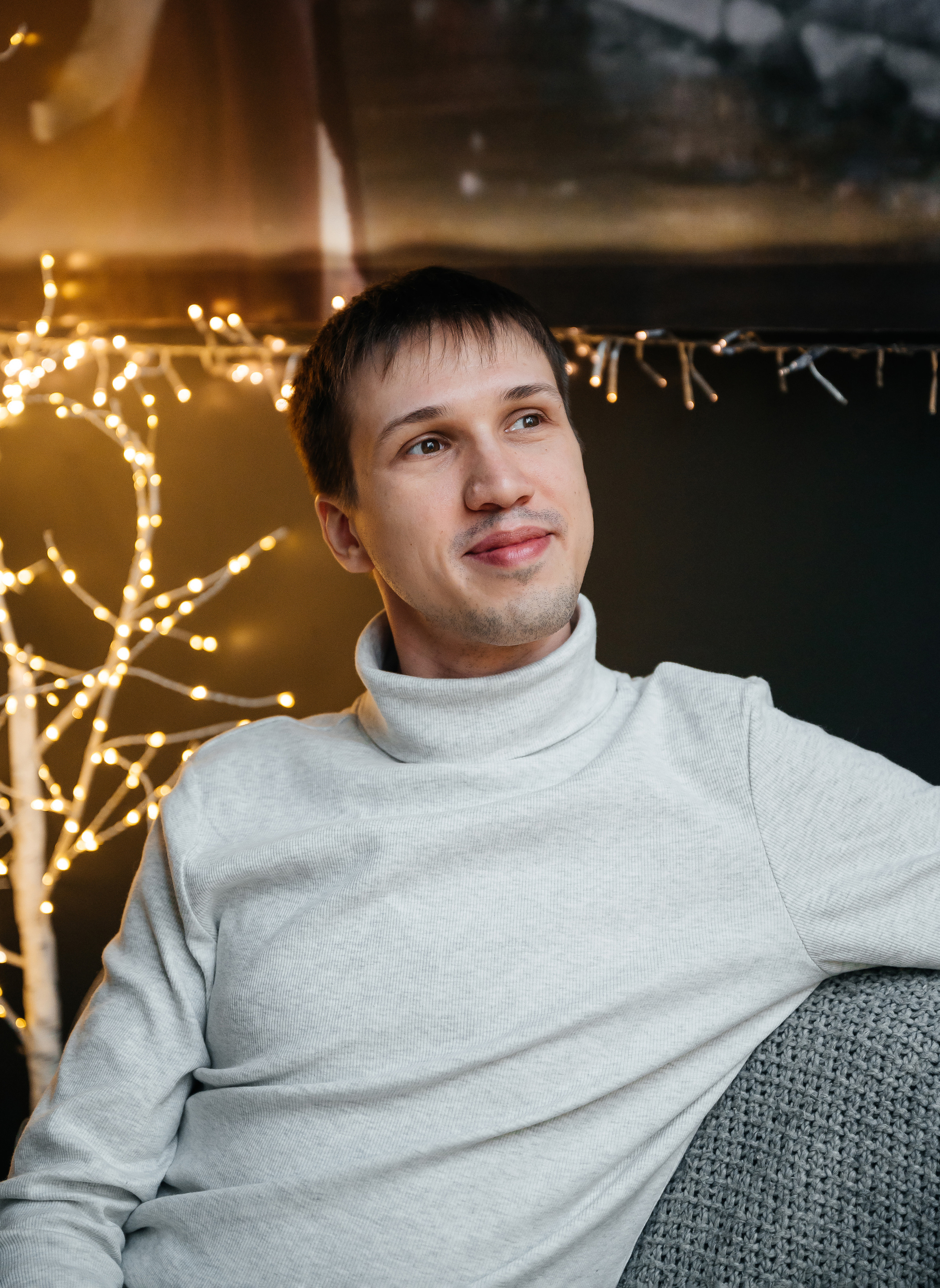 Новогодняя съемка (автопортрет). Свадебный видеограф в Москве Никонова Анна