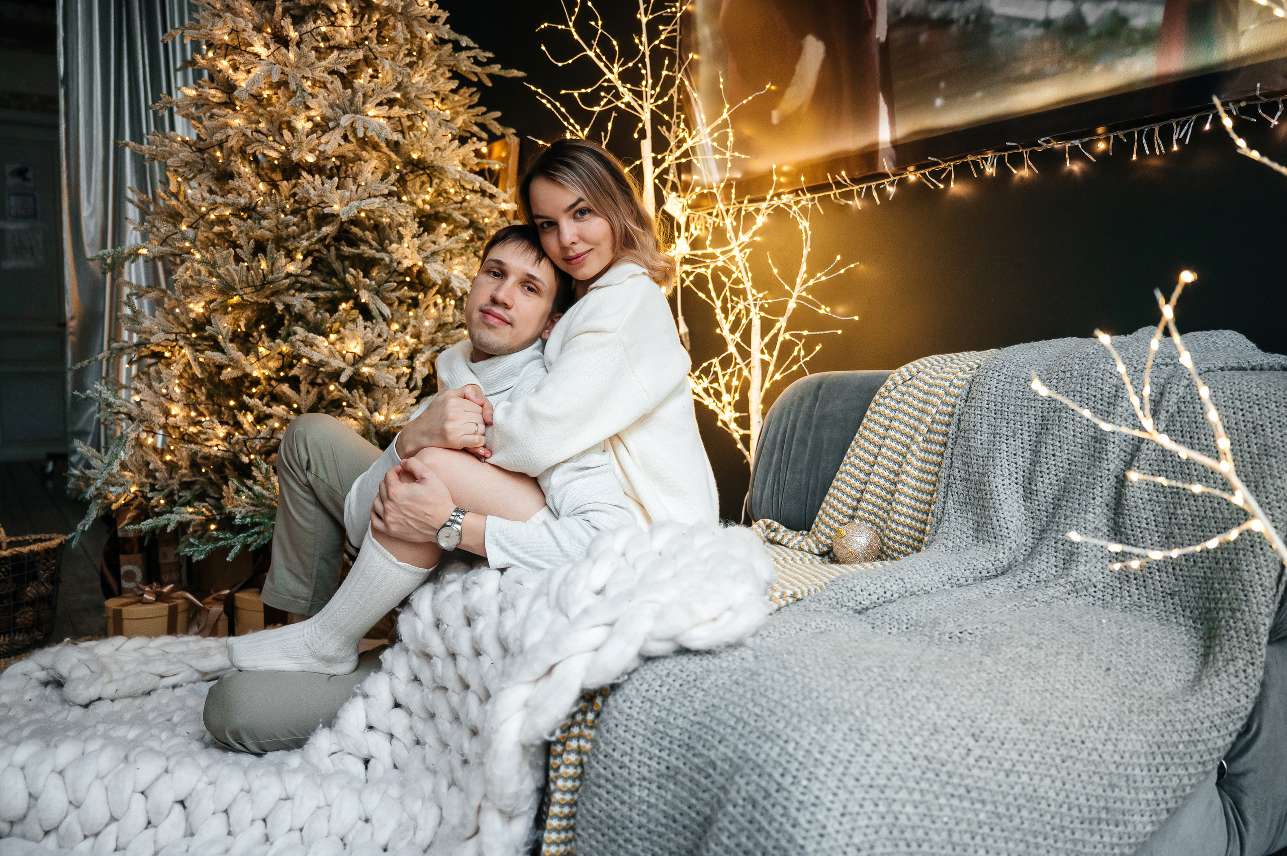 Новогодняя съемка (автопортрет). Свадебный видеограф в Москве Никонова Анна