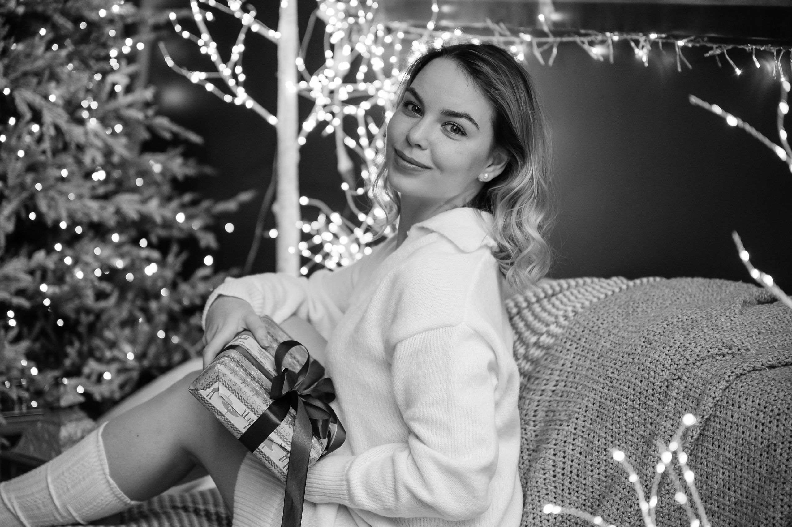 Новогодняя съемка (автопортрет). Свадебный видеограф в Москве Никонова Анна