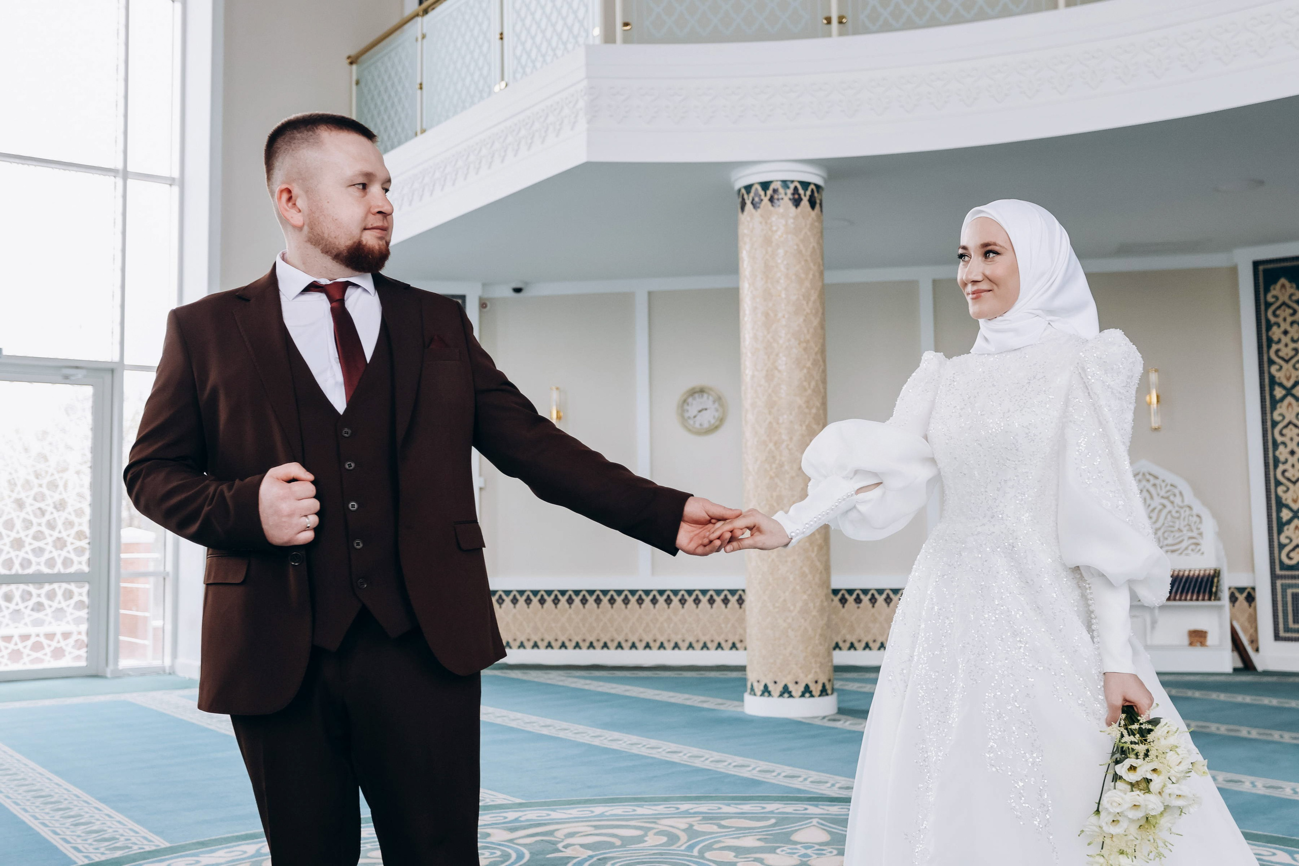 Инсаф и Айгуль. Мечеть Рауза. Свадебный фотограф Казань|Москва Ranas4you