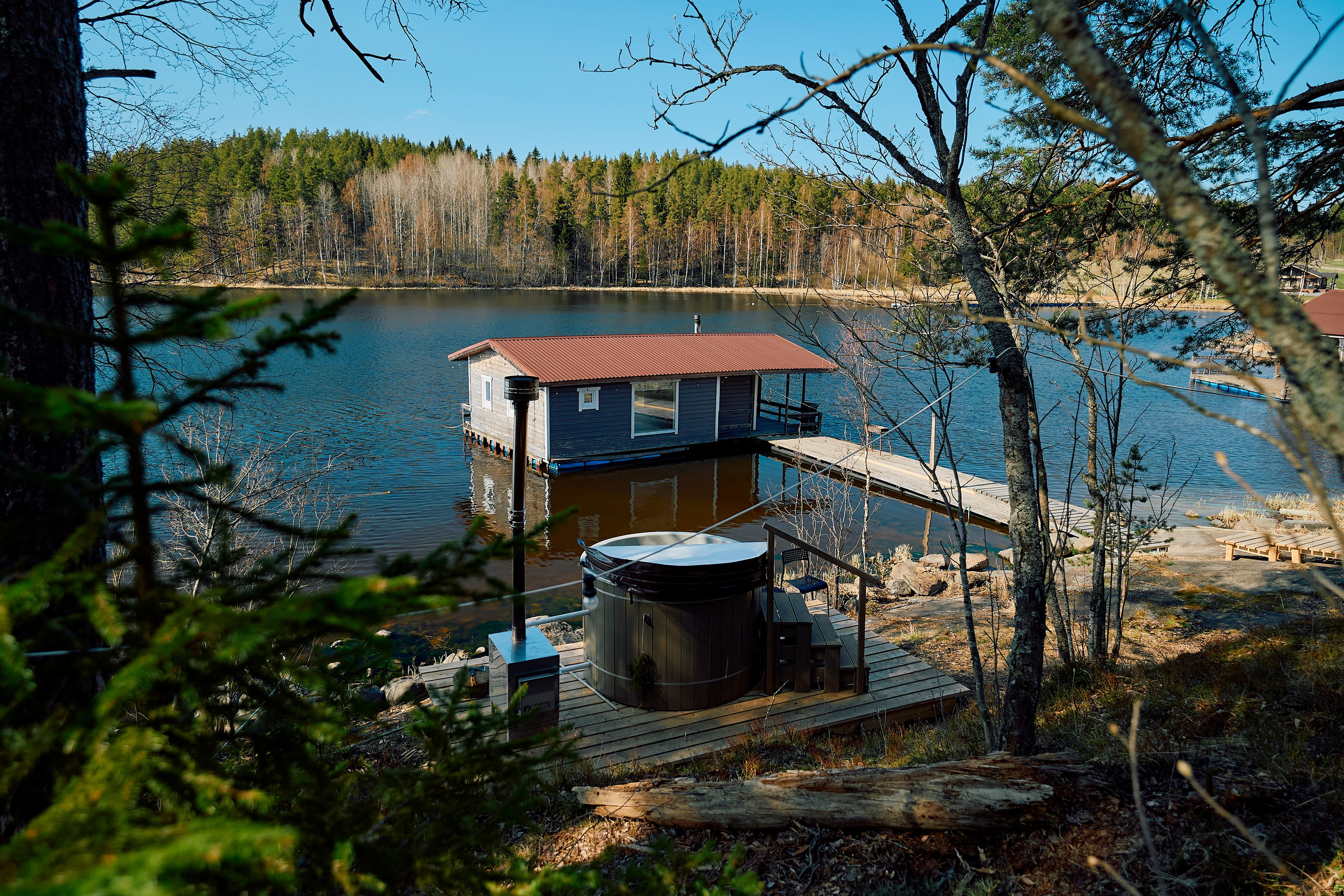 Экстерьеры базы отдыха Берег Ладоги