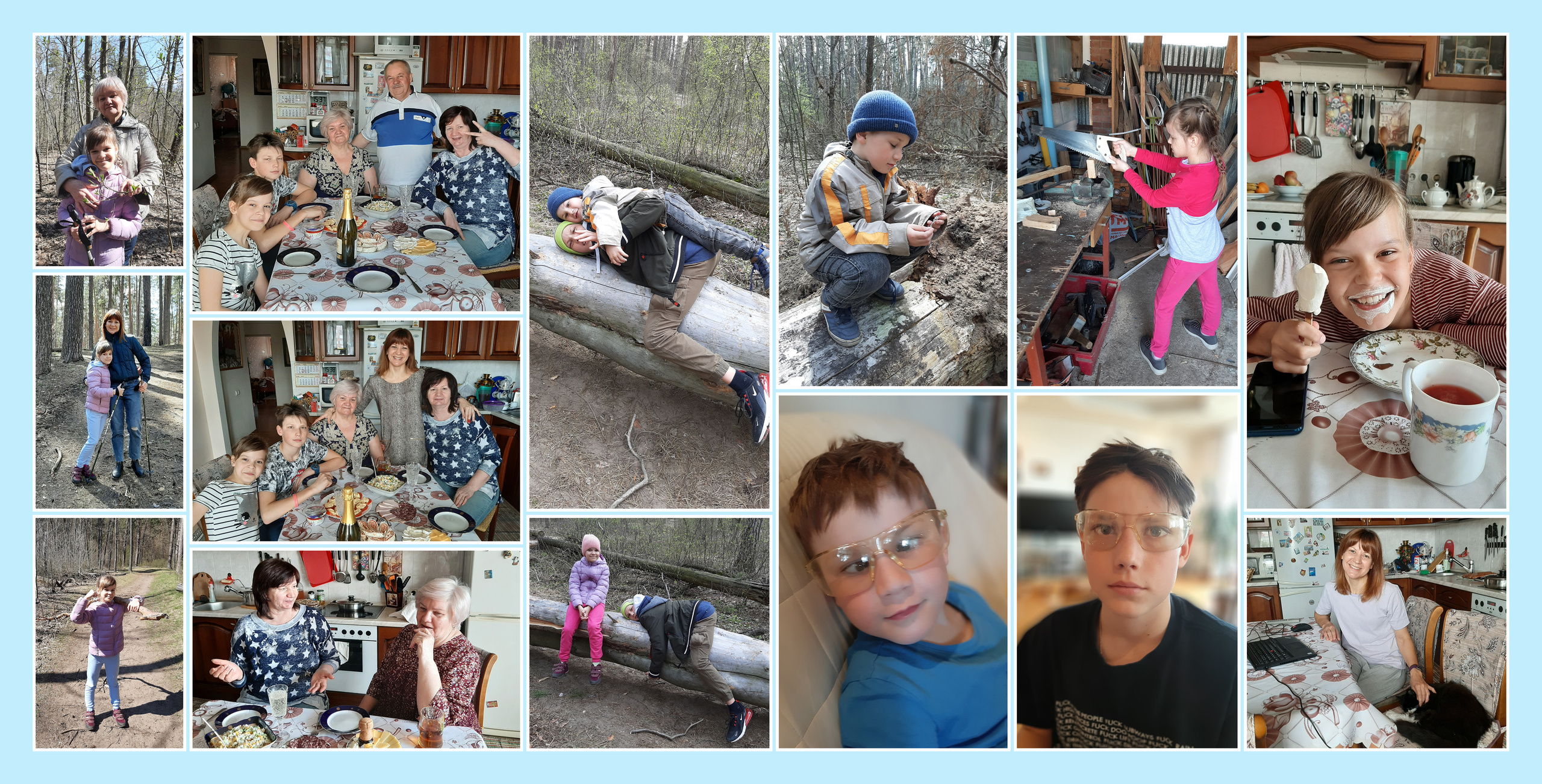 Бабушке на день рождения. Фотохроника для следующих поколений